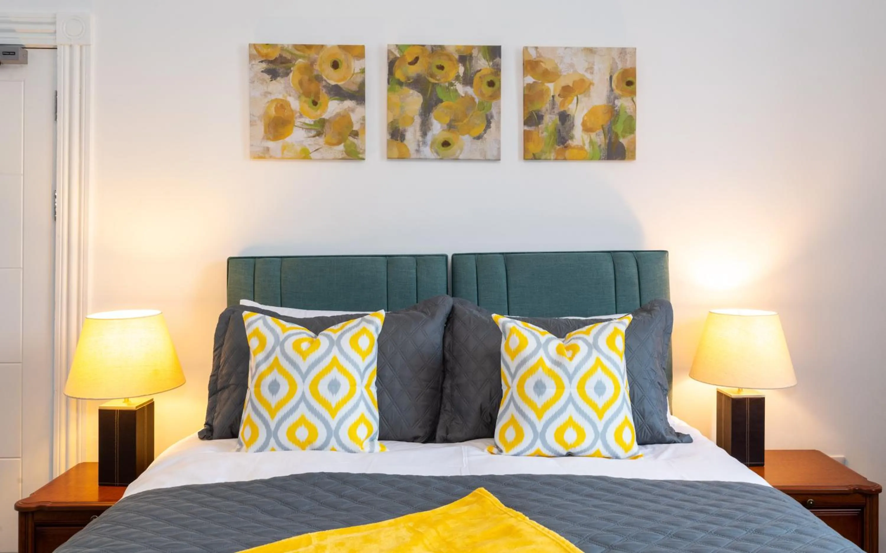 Bedroom, Bed in BrickSage Rooms, King's Lynn South Gate