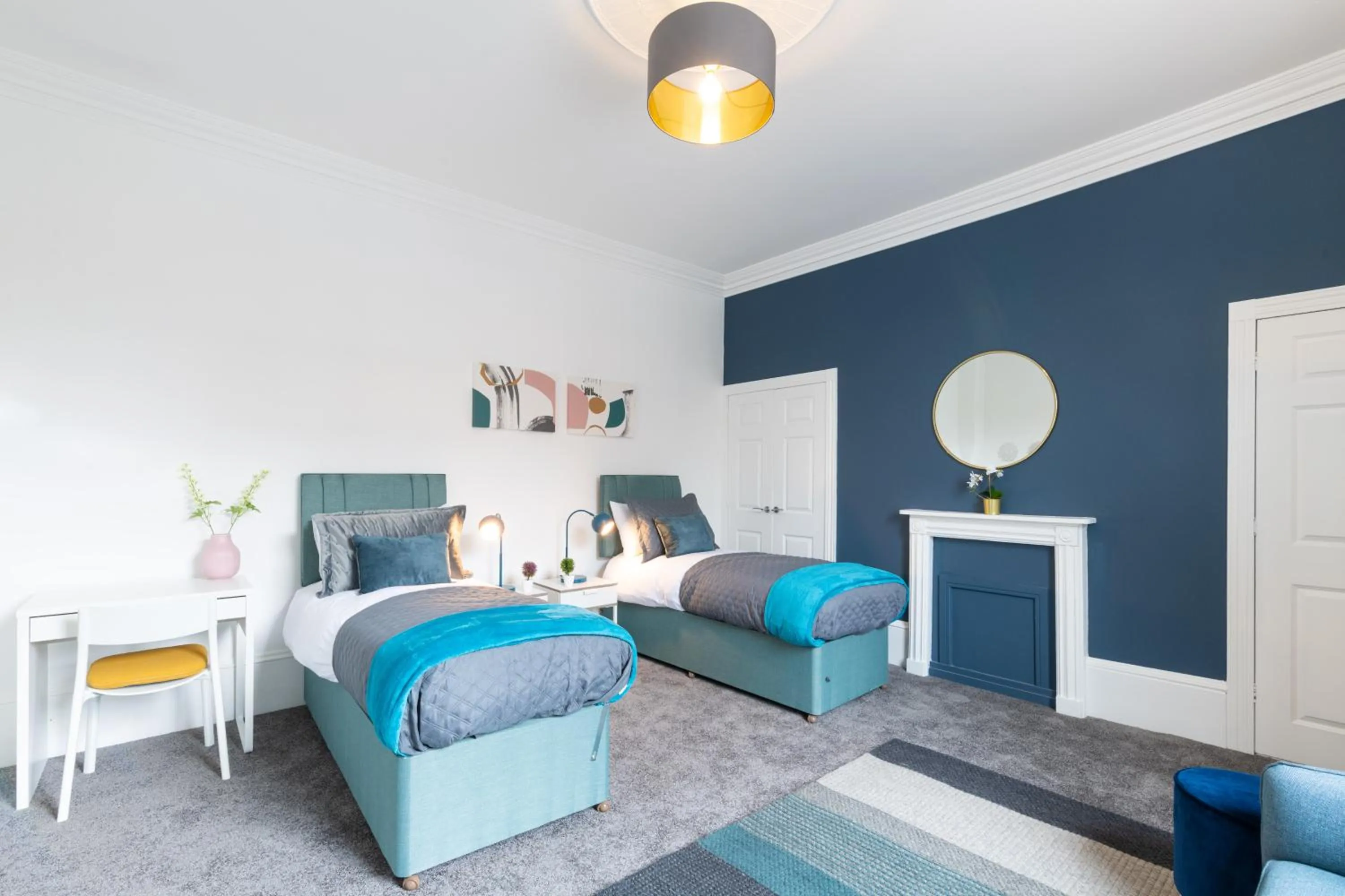 Bedroom, Bed in BrickSage Rooms, King's Lynn South Gate