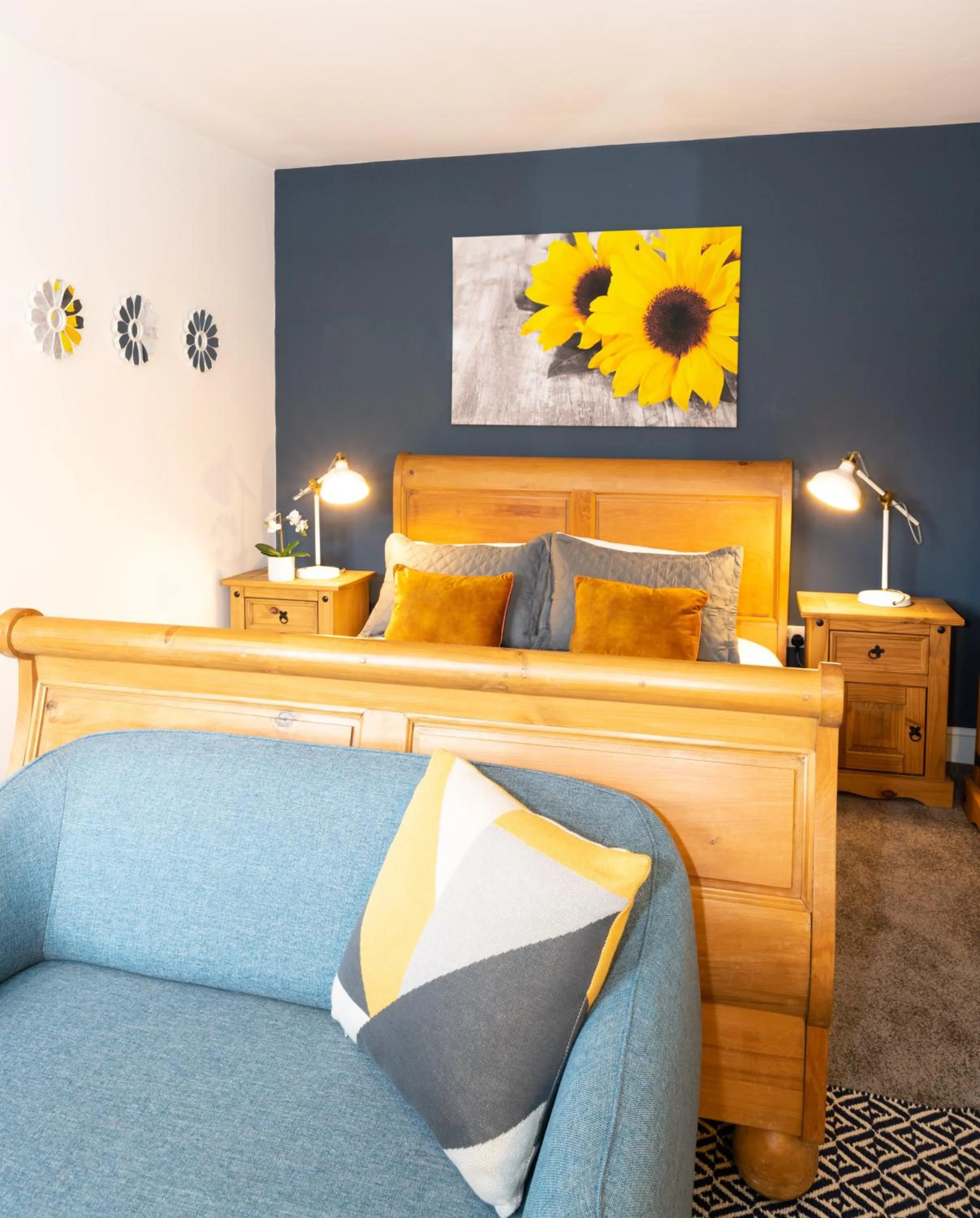 Bedroom in BrickSage Rooms, King's Lynn South Gate