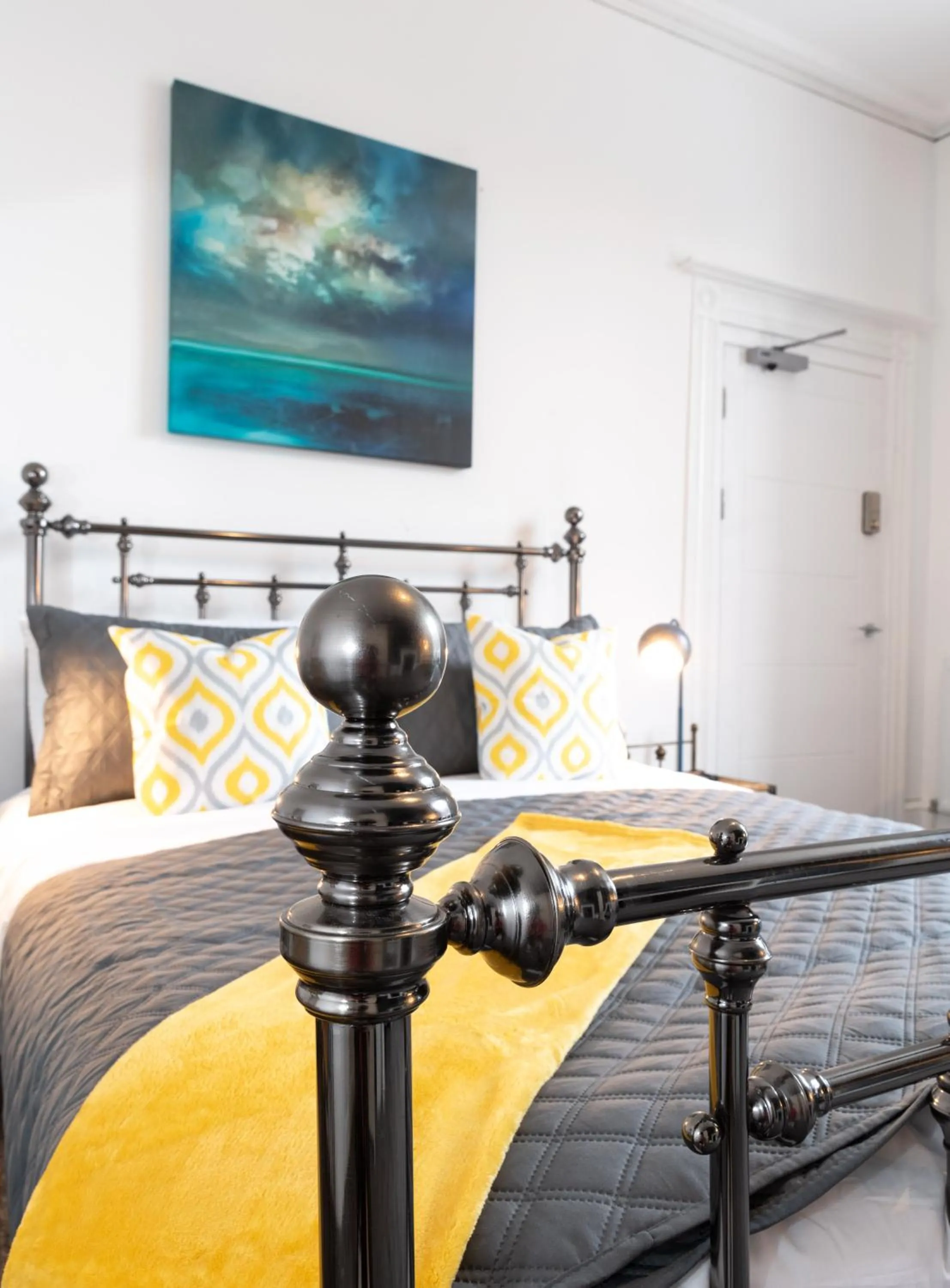 Bedroom, Bed in BrickSage Rooms, King's Lynn South Gate