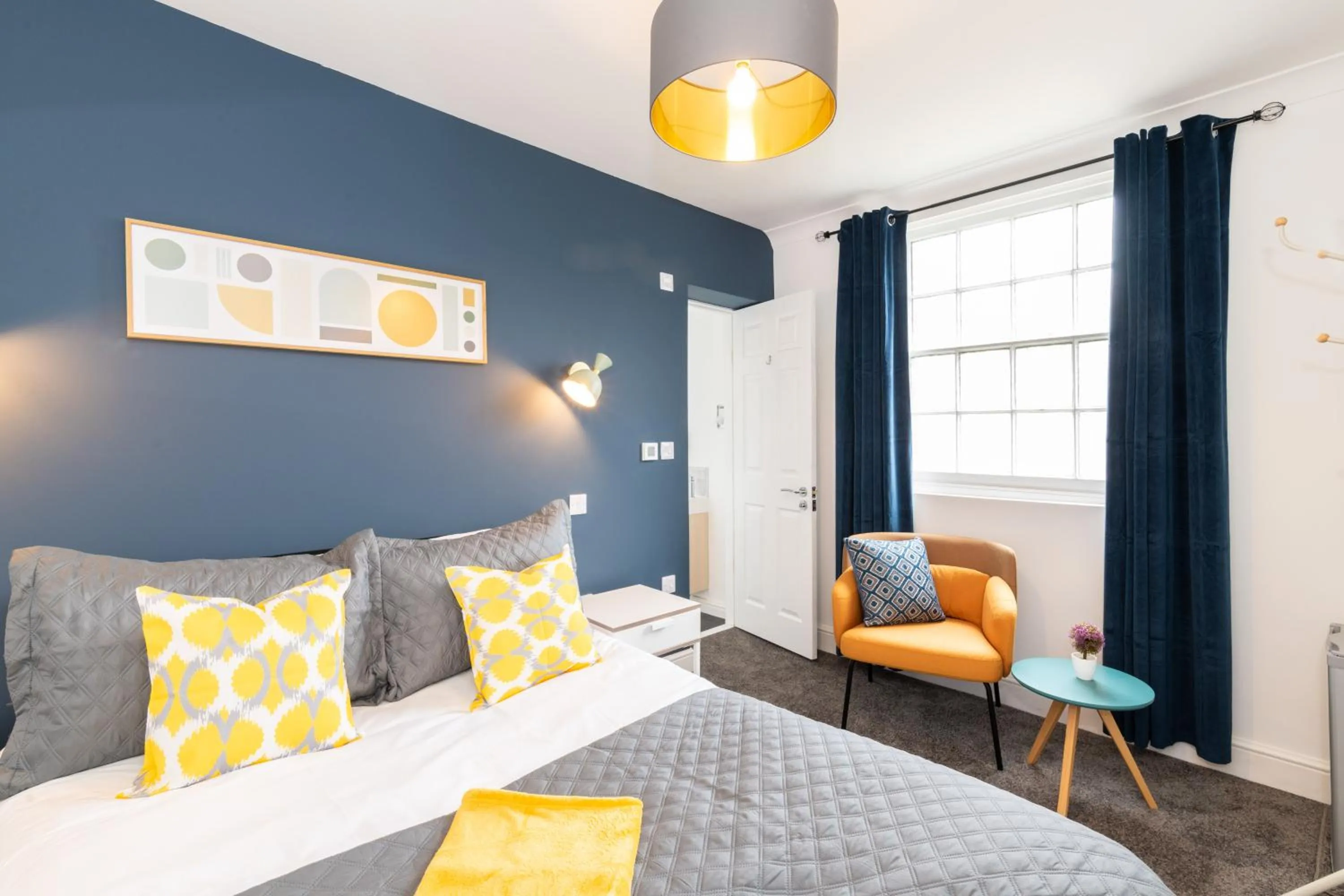 Bedroom, Bed in BrickSage Rooms, King's Lynn South Gate