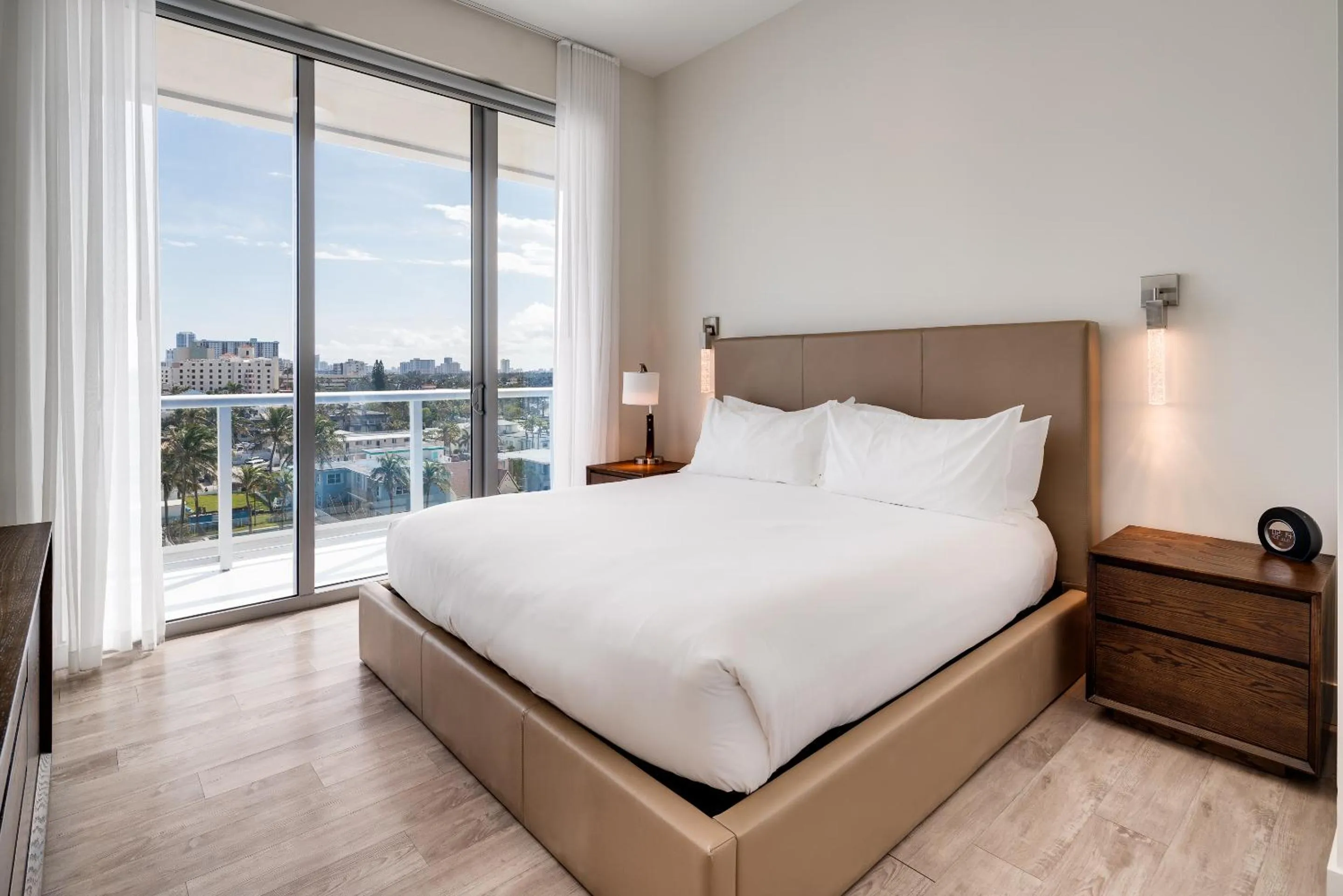 Bed in Costa Hollywood Beach Resort - An All Suite Hotel