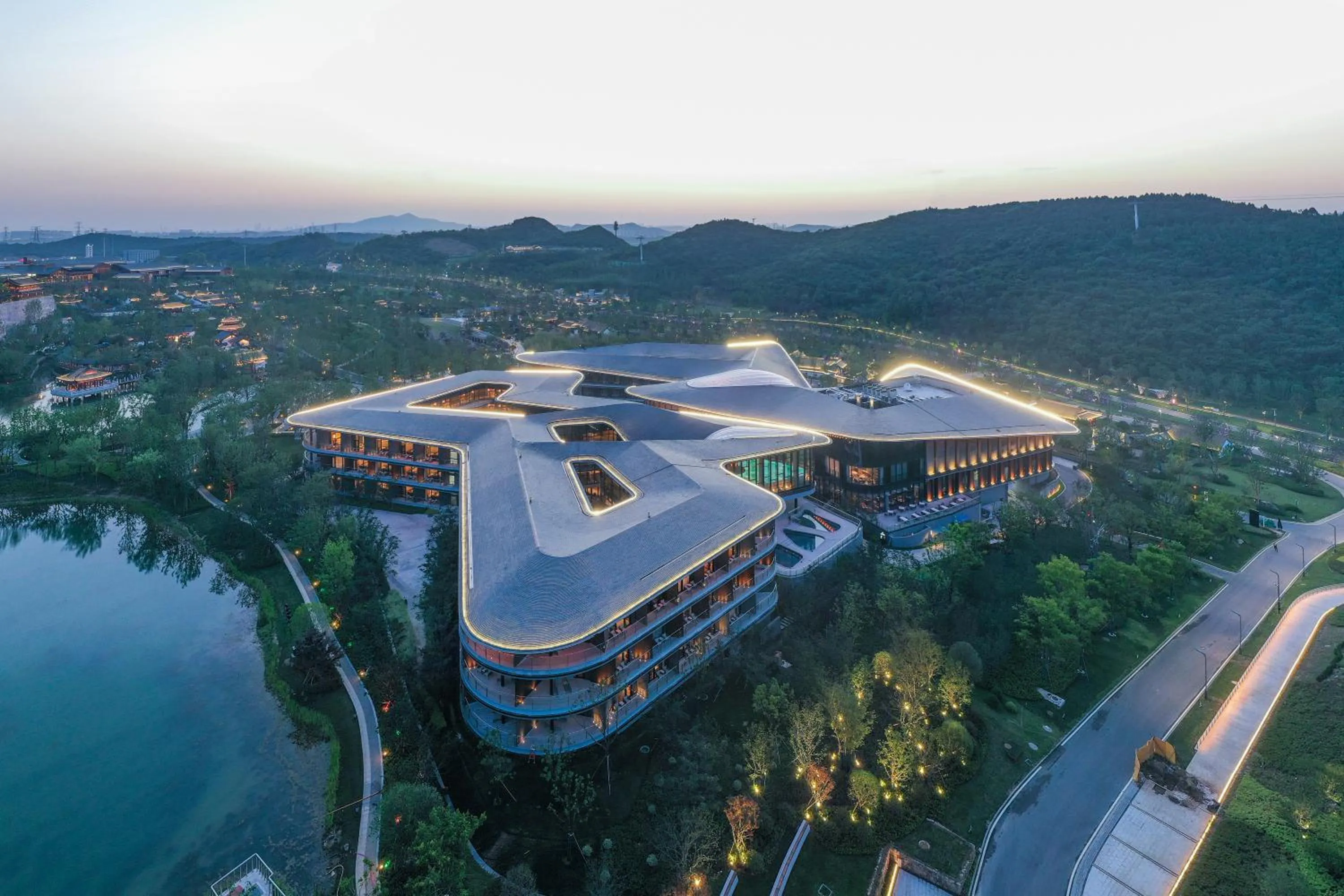 Bird's eye view in Radisson Collection Resort Nanjing