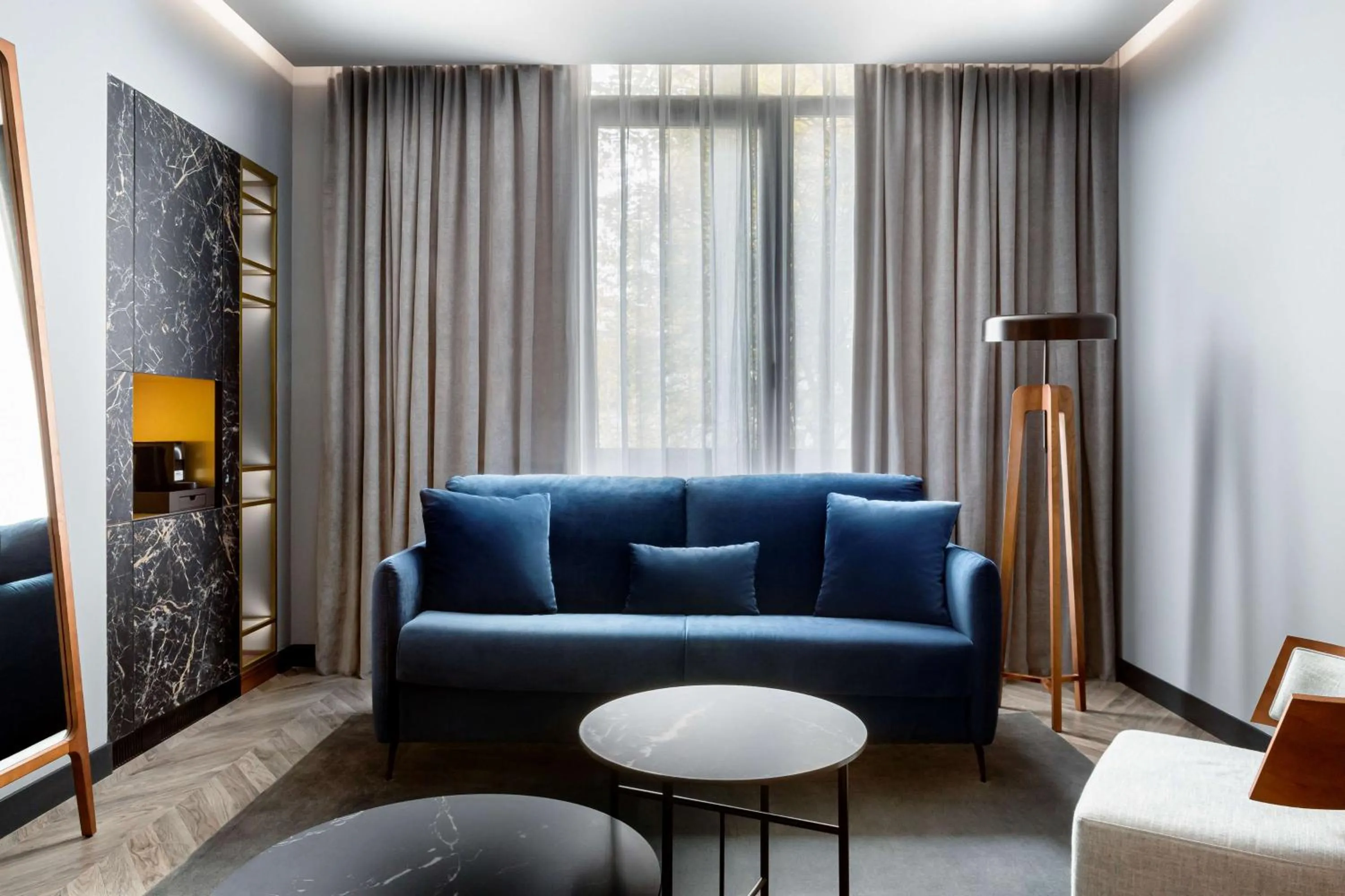 Living room in Radisson Collection Bilbao