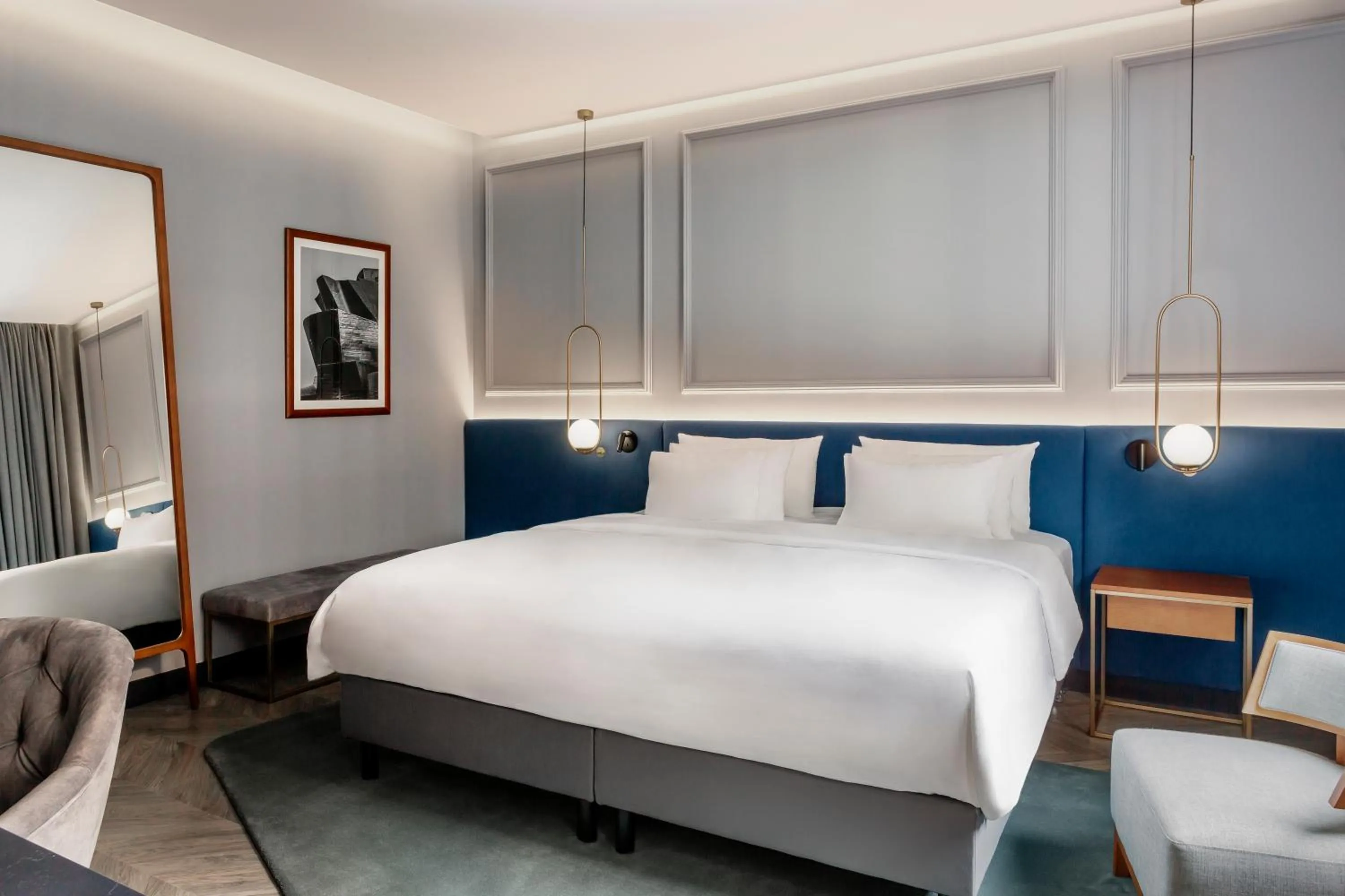 Bedroom, Bed in Radisson Collection Bilbao