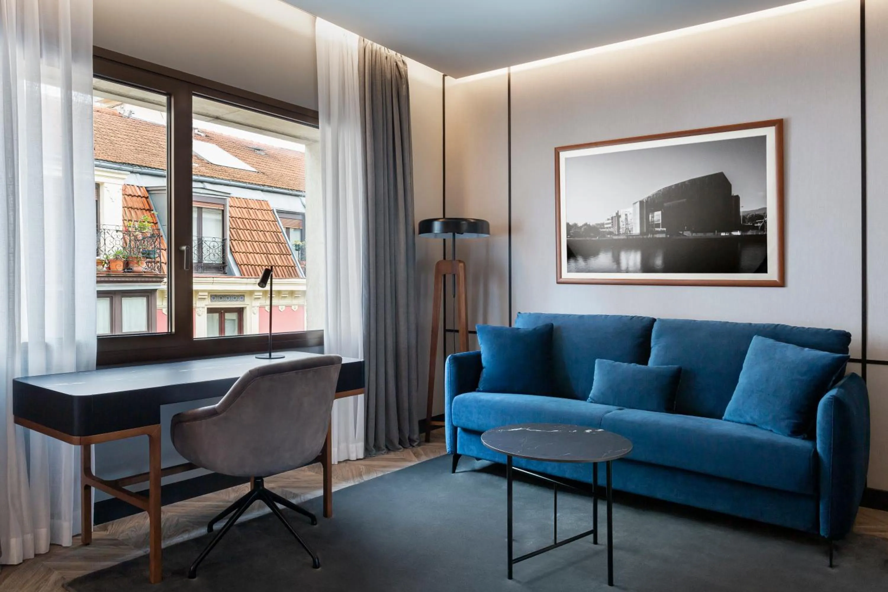 Living room in Radisson Collection Bilbao