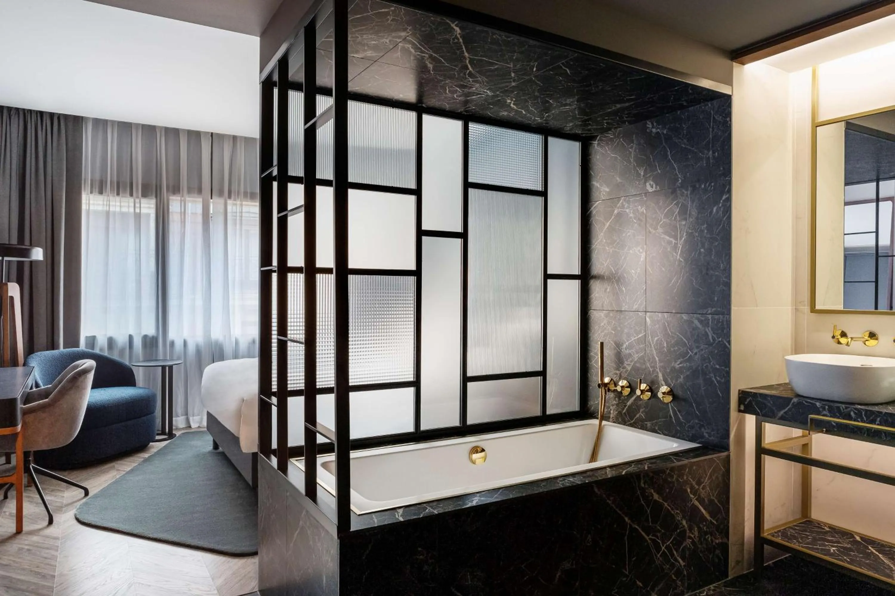 Bed in Radisson Collection Bilbao