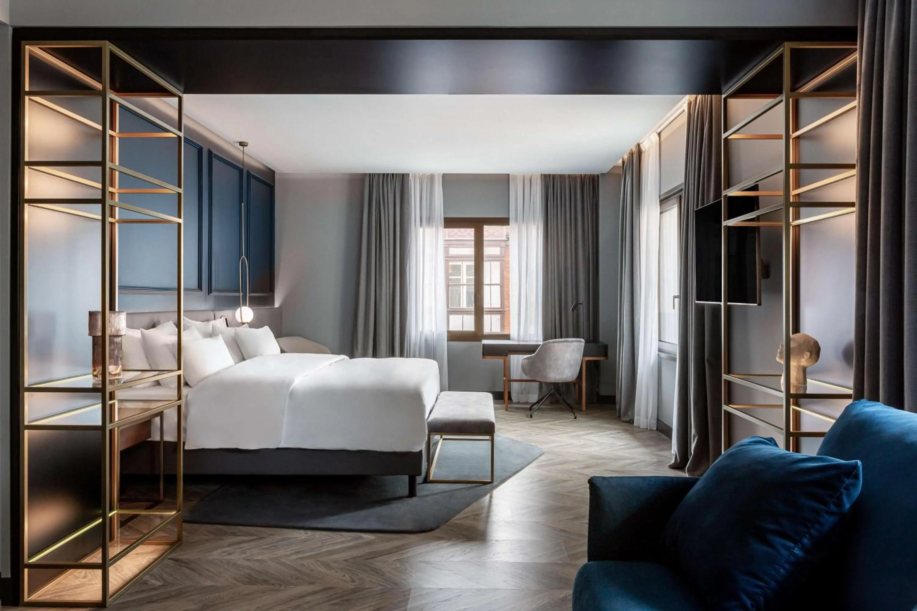 People, Bed in Radisson Collection Bilbao