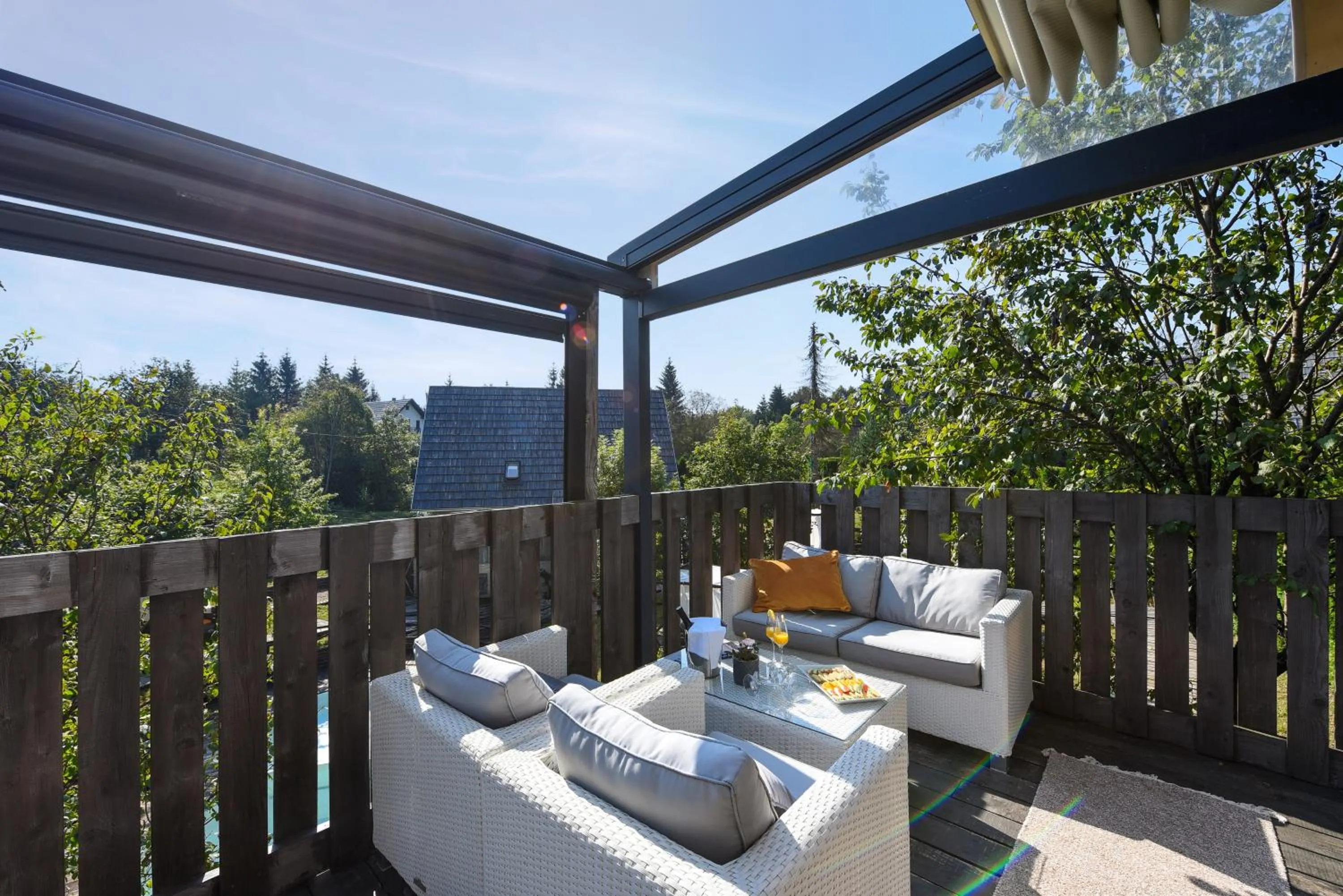 Patio in Lakeside Hotel Plitvice