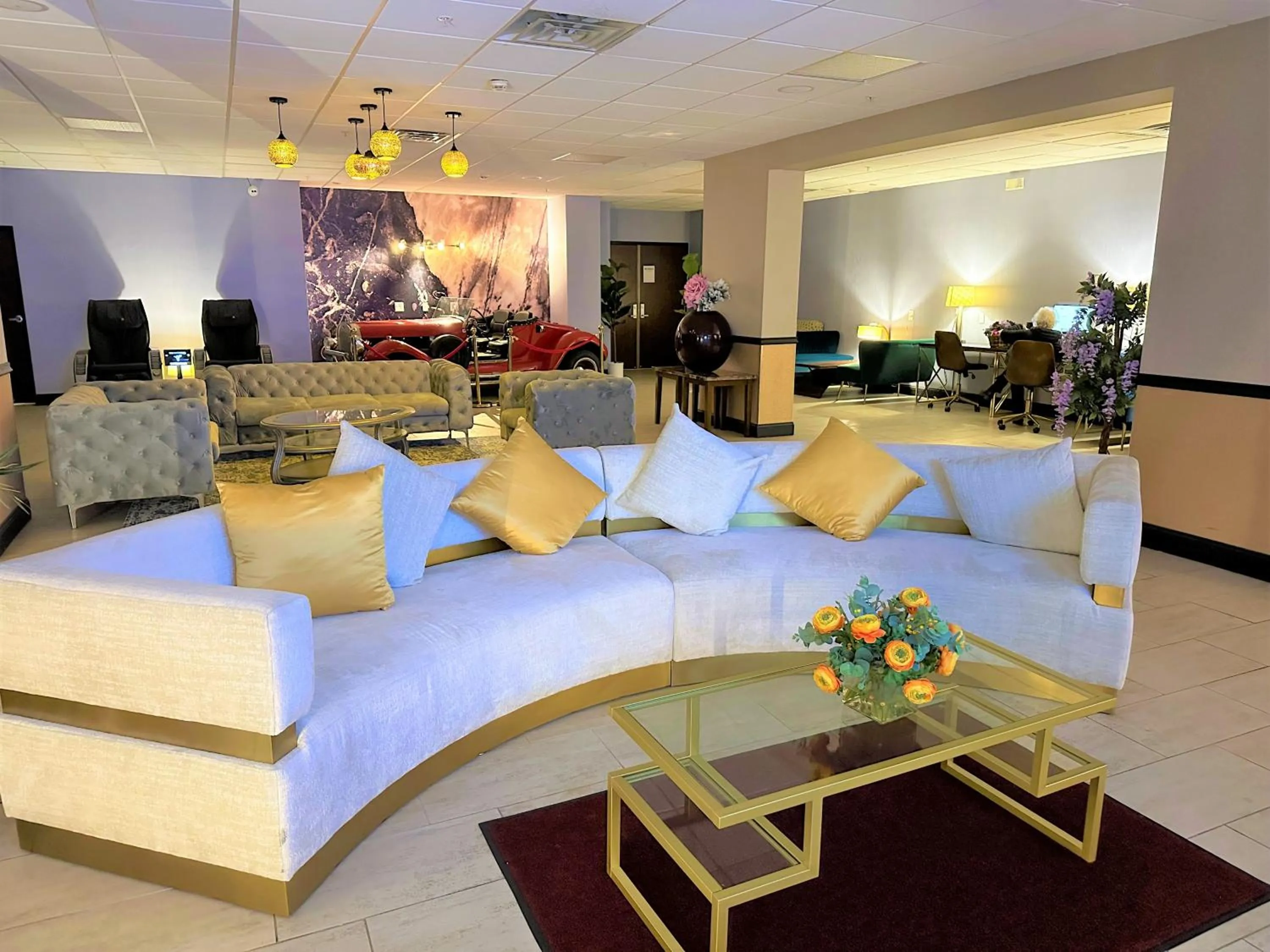 Lobby or reception in Albany Airport Inn