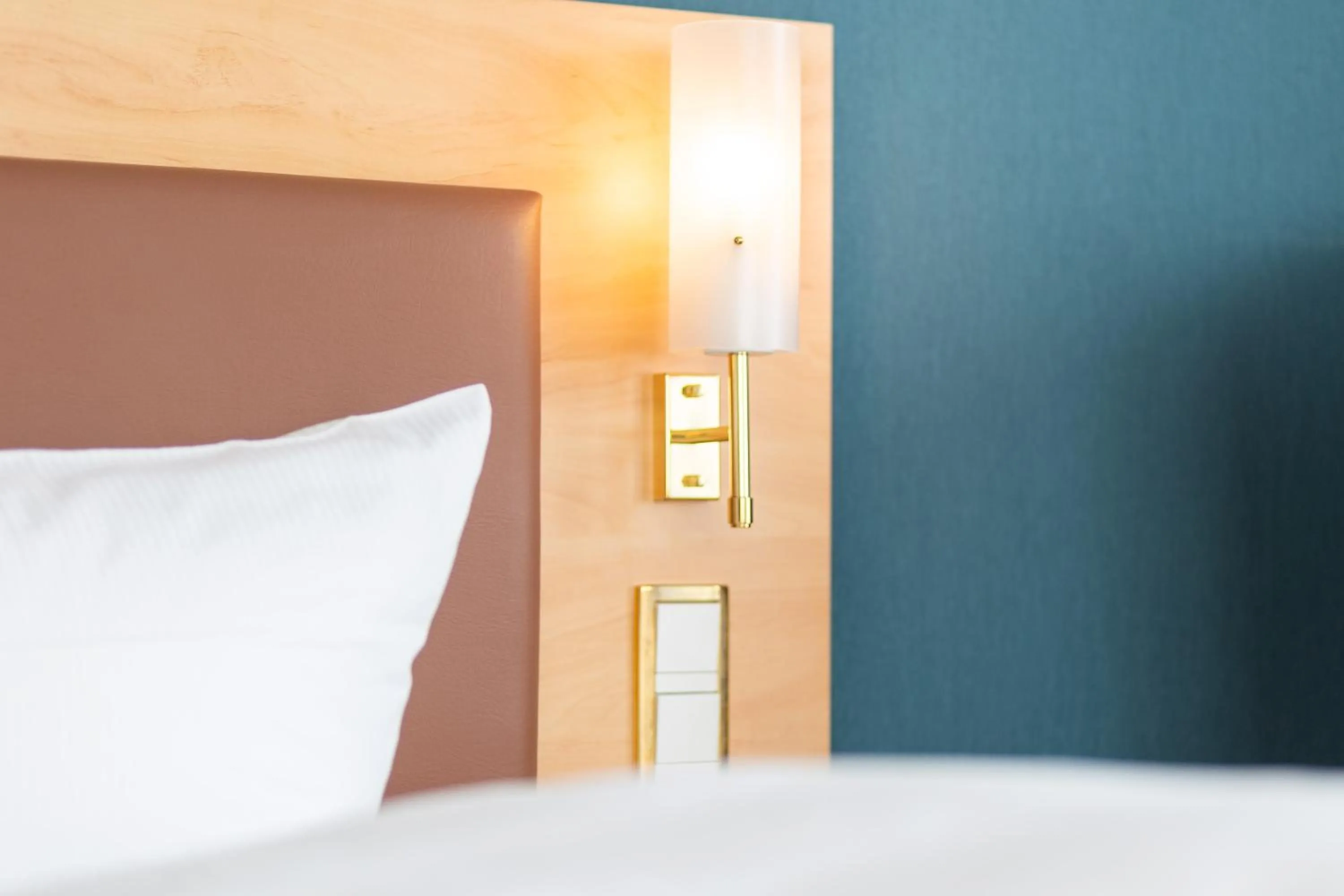 Decorative detail, Bed in Hotel Fortuna