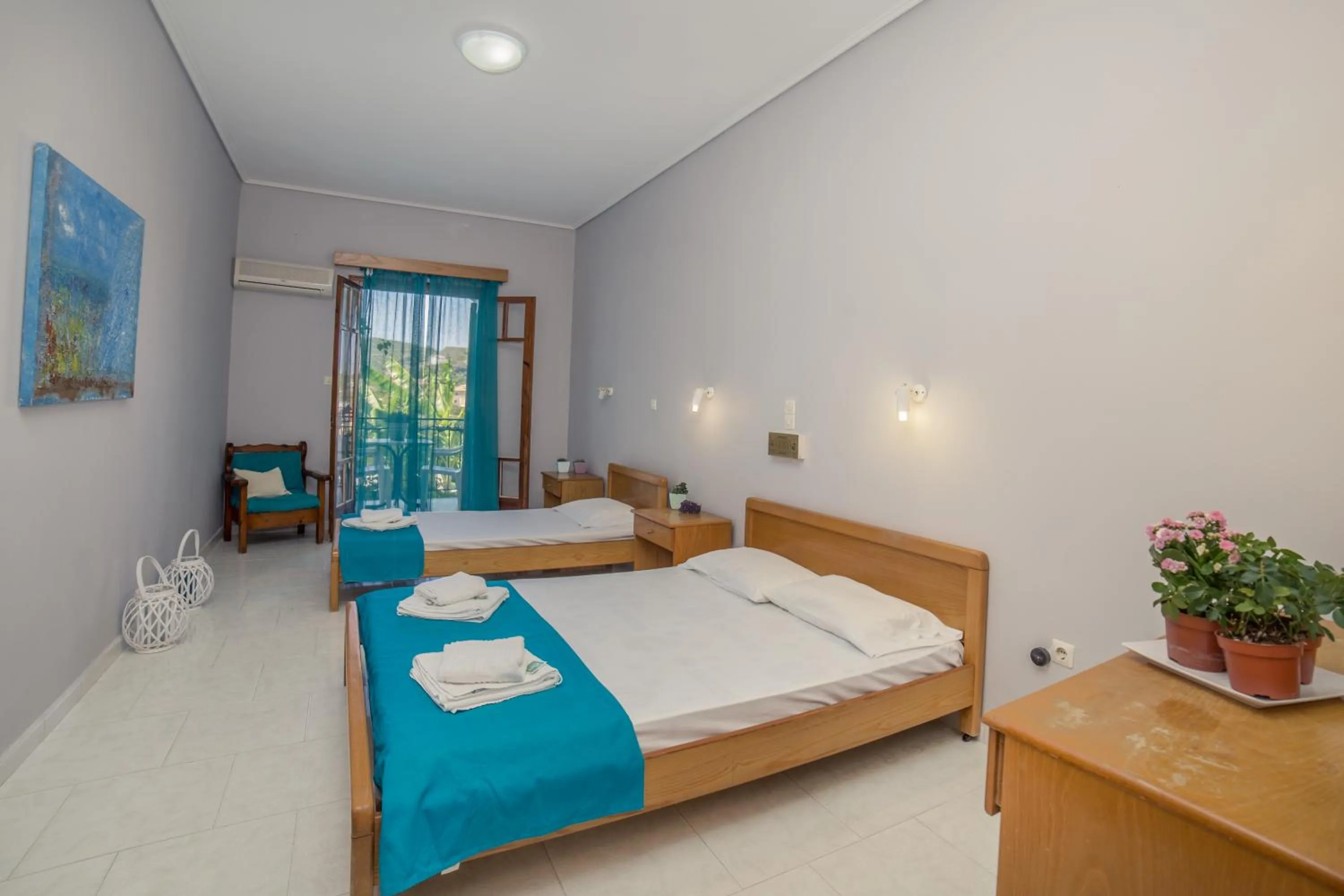 Photo of the whole room, Bed in All In Krinas Apart-Hotel