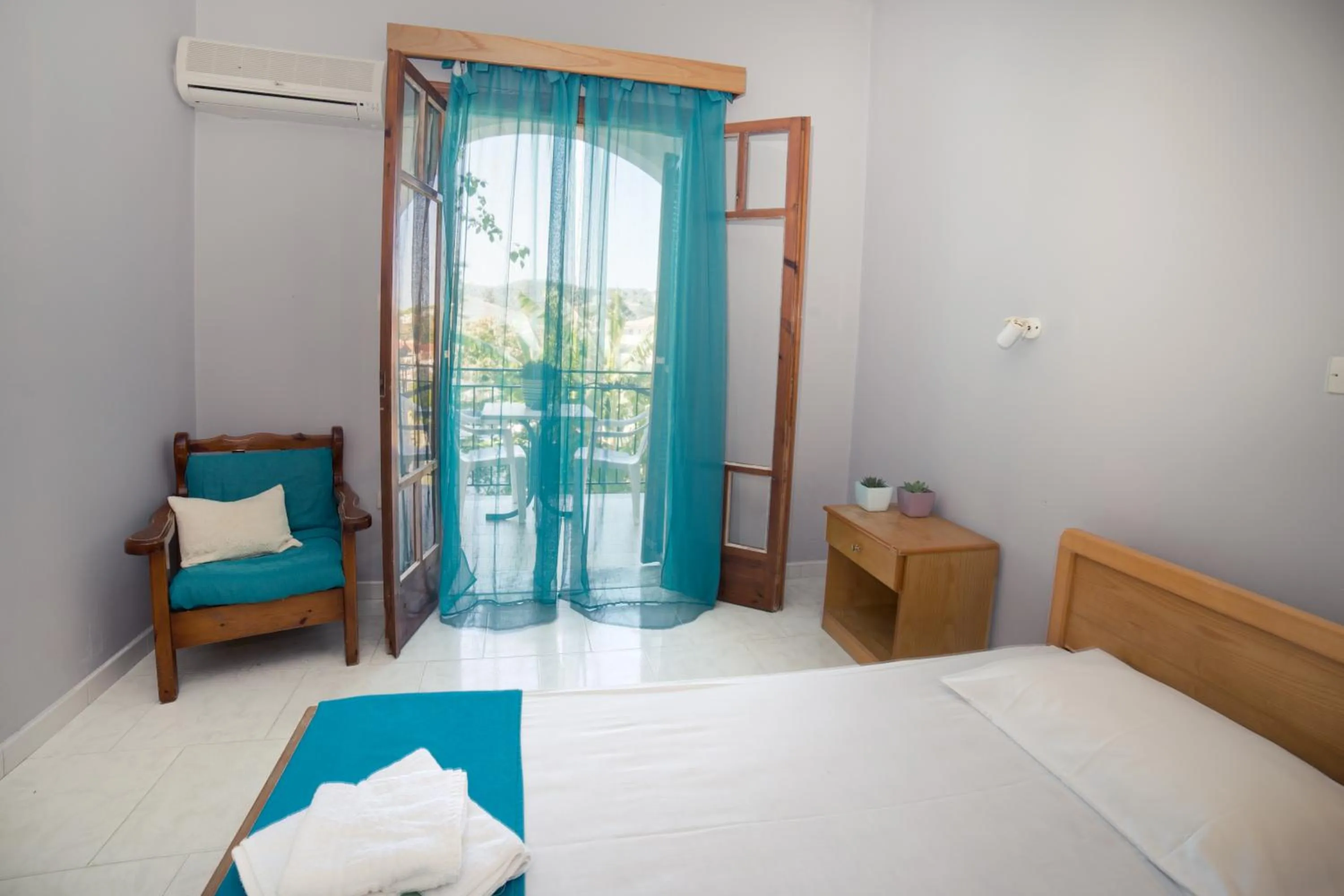 Bedroom, Bed in All In Krinas Apart-Hotel