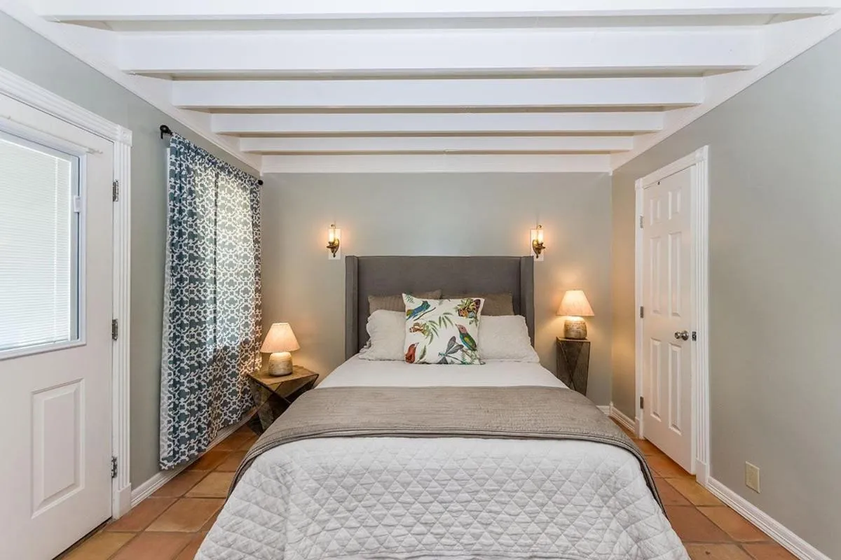 Bed in Fischer Farmhouse