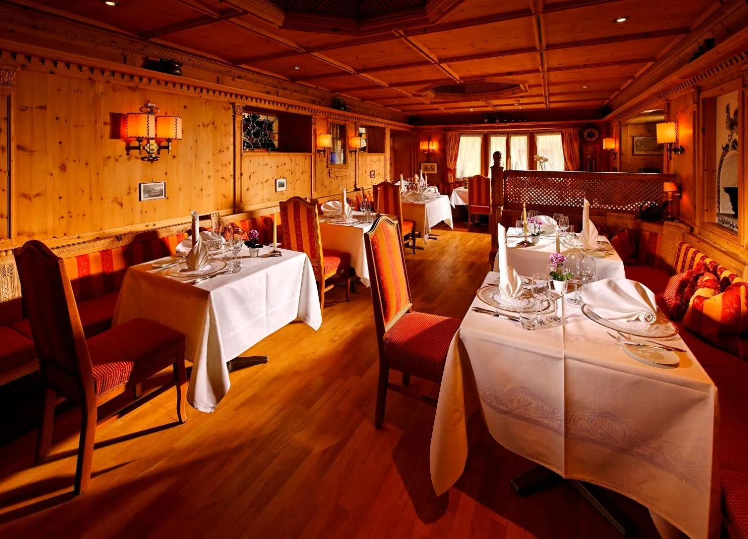 Restaurant/places to eat in Relais & Châteaux Schlosshotel Chastè - Scuol Tarasp