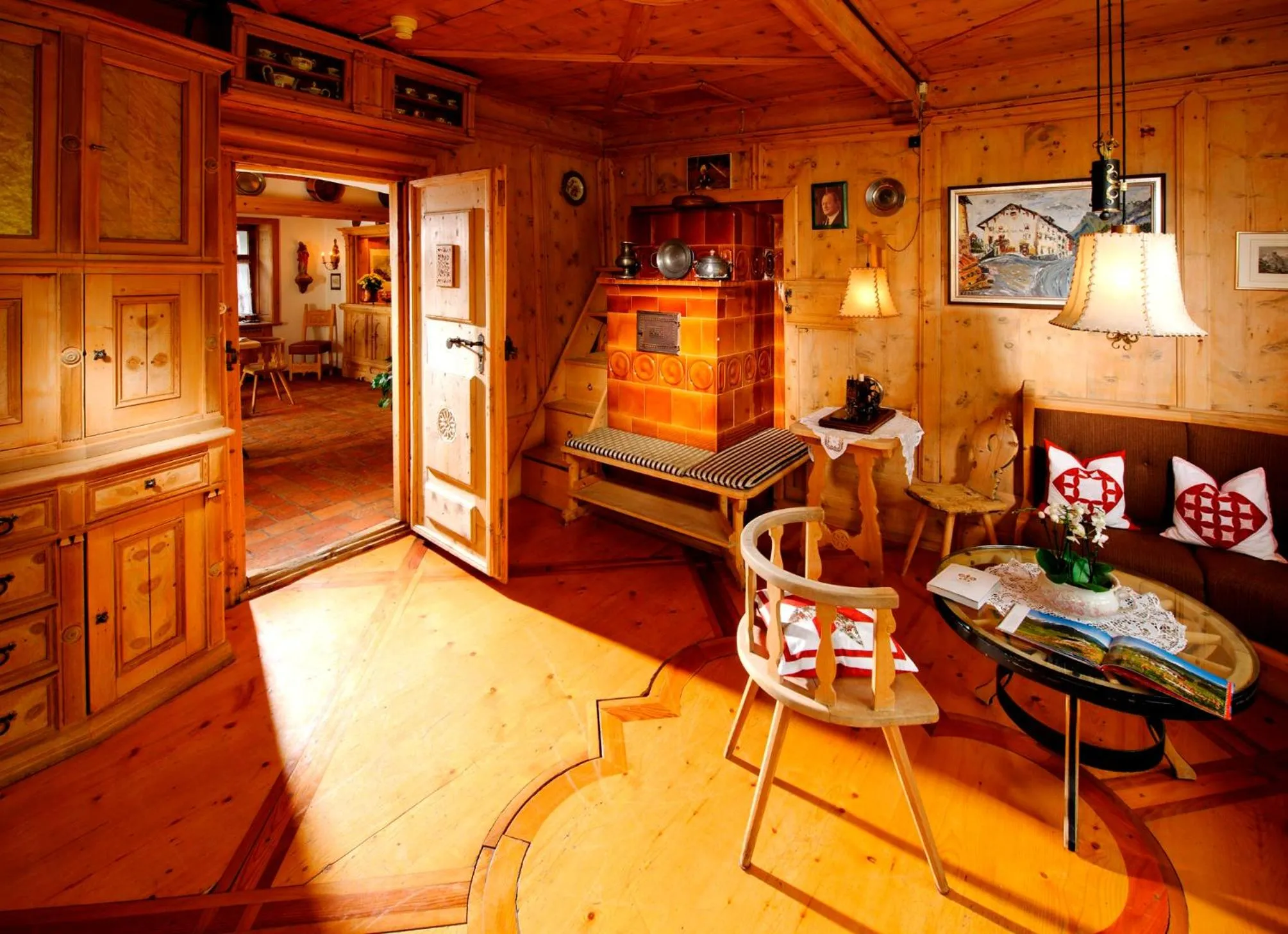 Seating area in Relais & Châteaux Schlosshotel Chastè - Scuol Tarasp