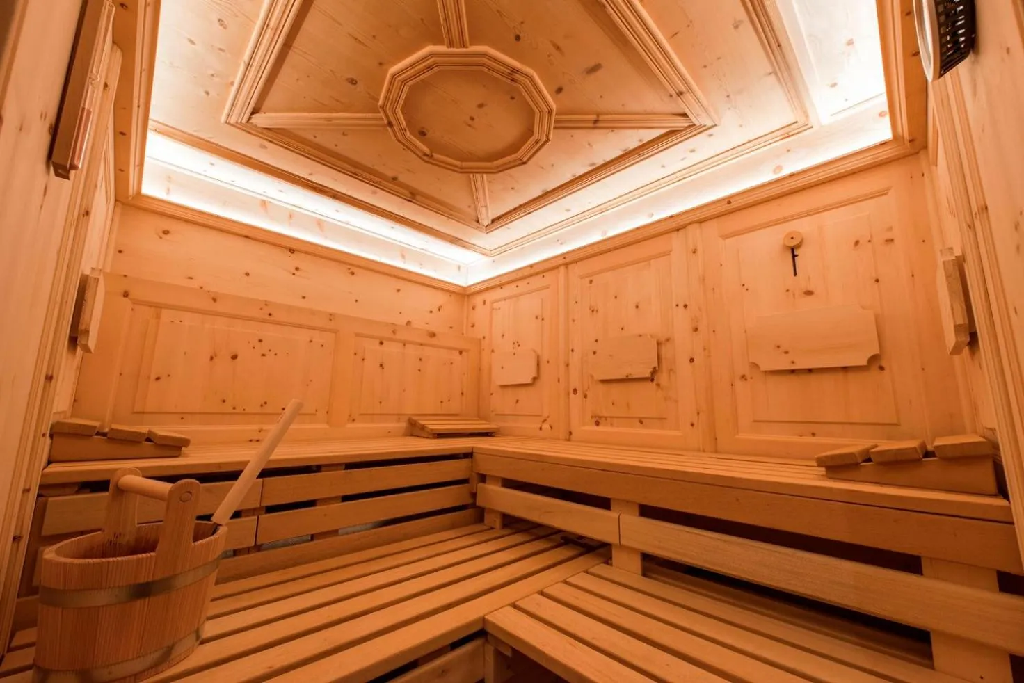 Sauna in Relais & Châteaux Schlosshotel Chastè - Scuol Tarasp