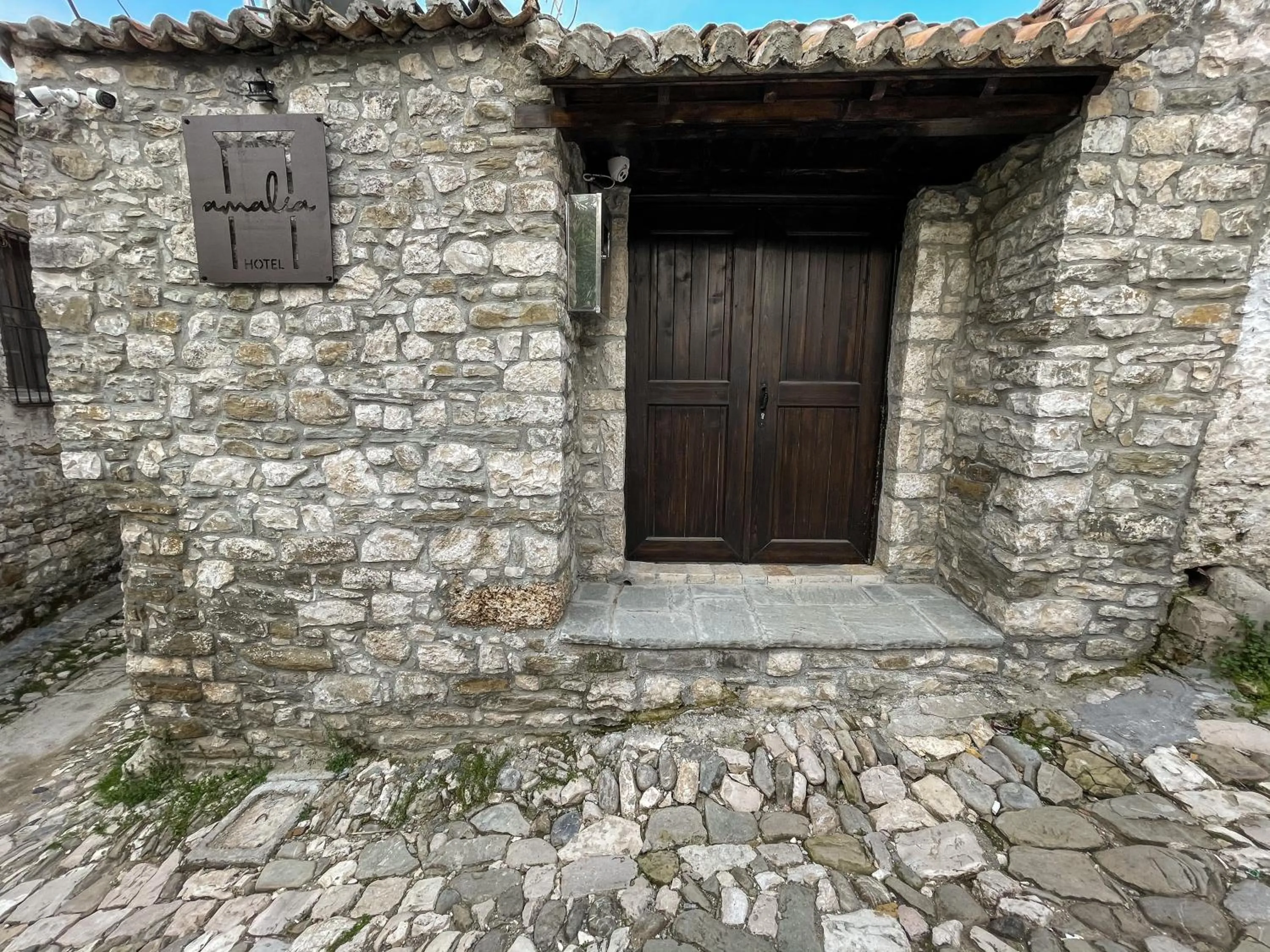 Facade/entrance in Amalia Hotel