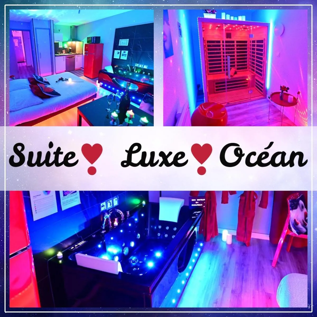 Grand Studio BISCARROSSE PLAGE Une nuit A 2 avec Sauna Luxe, Balnéo, Océan rien que pour vous