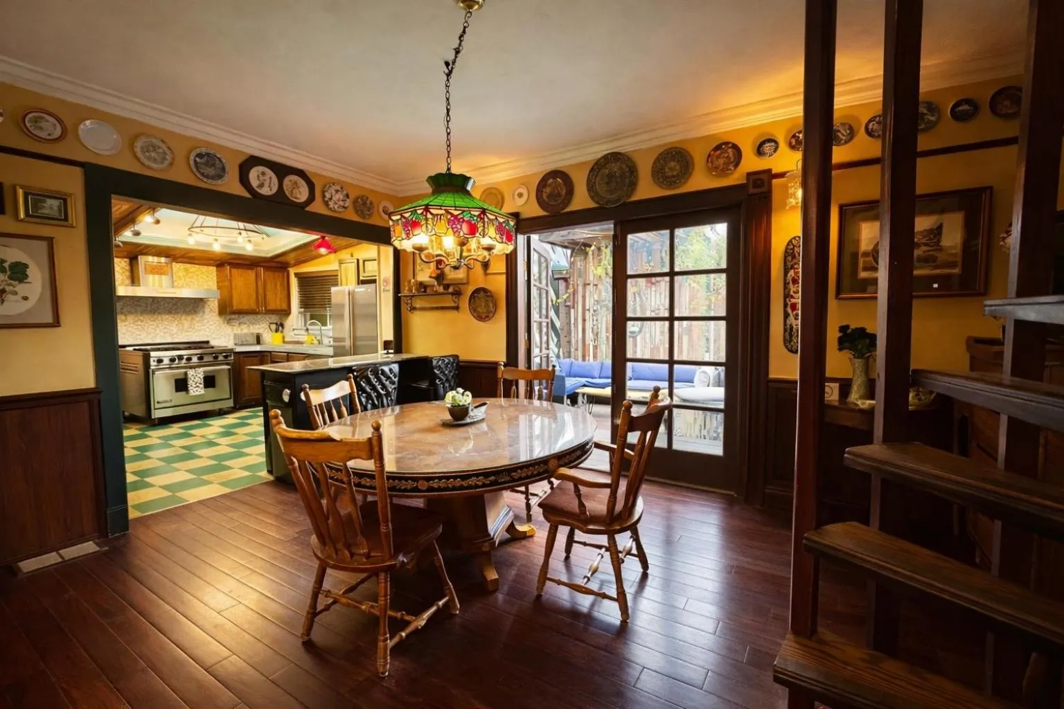 Dining area in The Rosemary