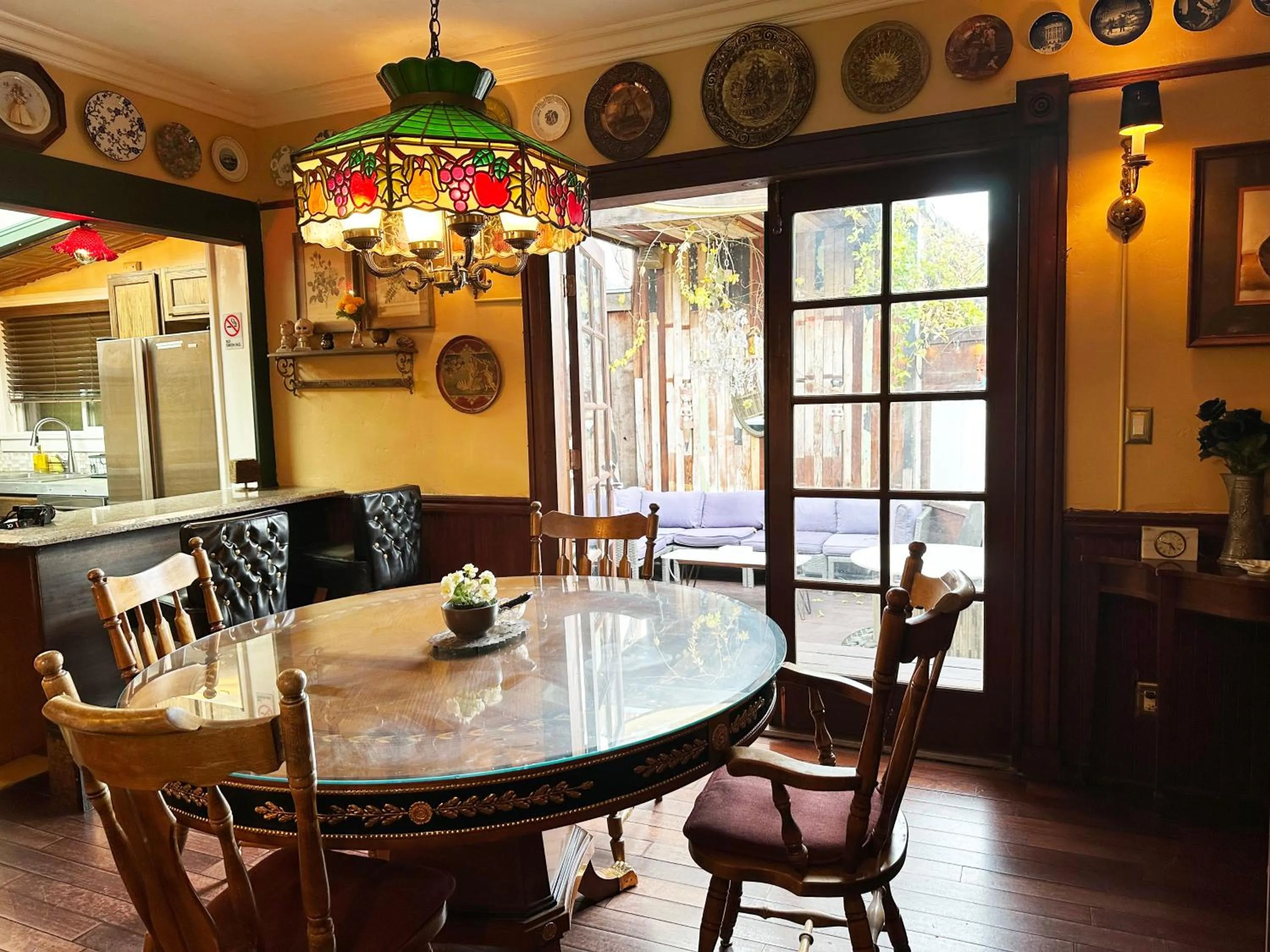Dining area in The Rosemary