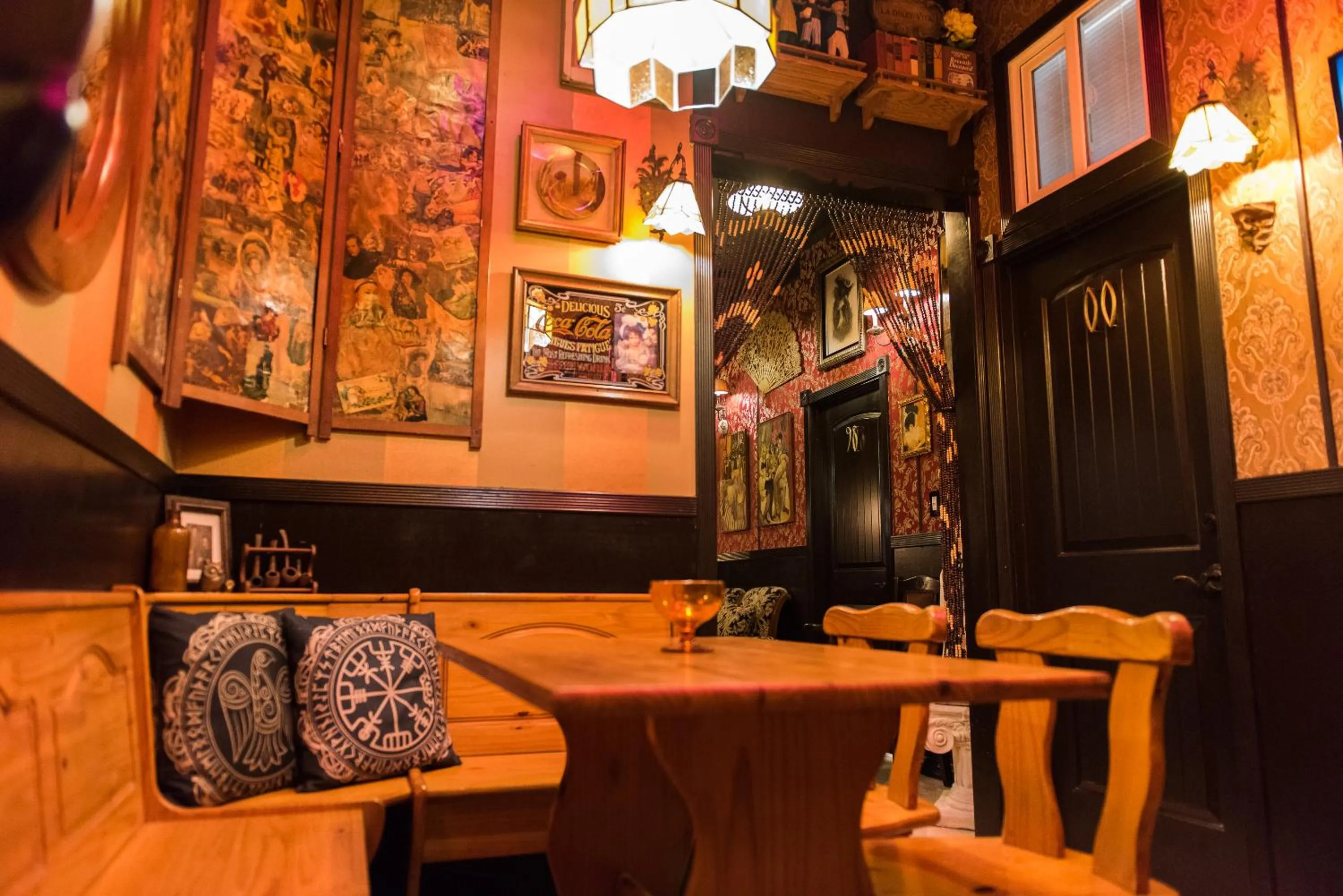 Dining area in The Rosemary