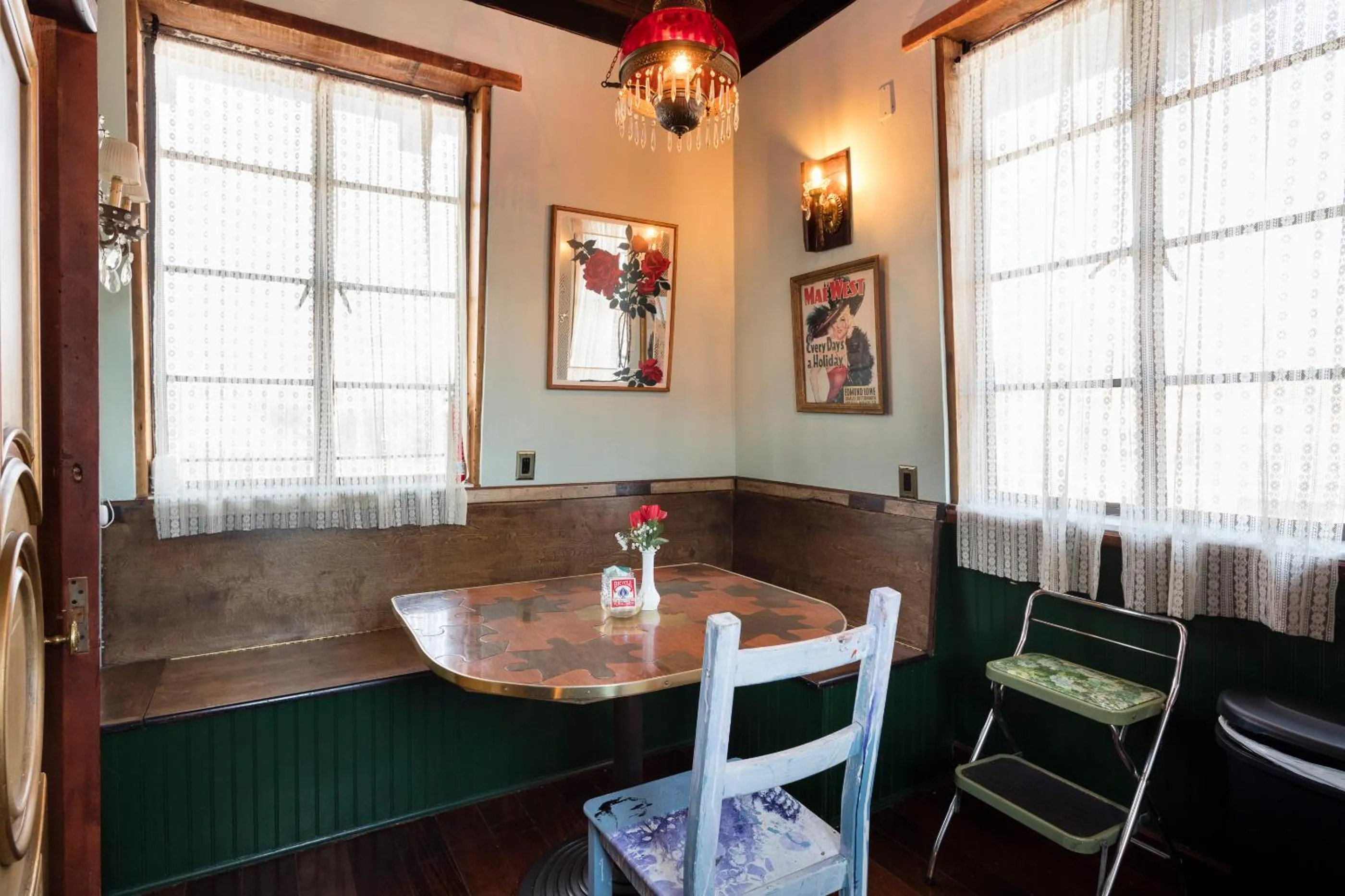 Dining area in The Rosemary