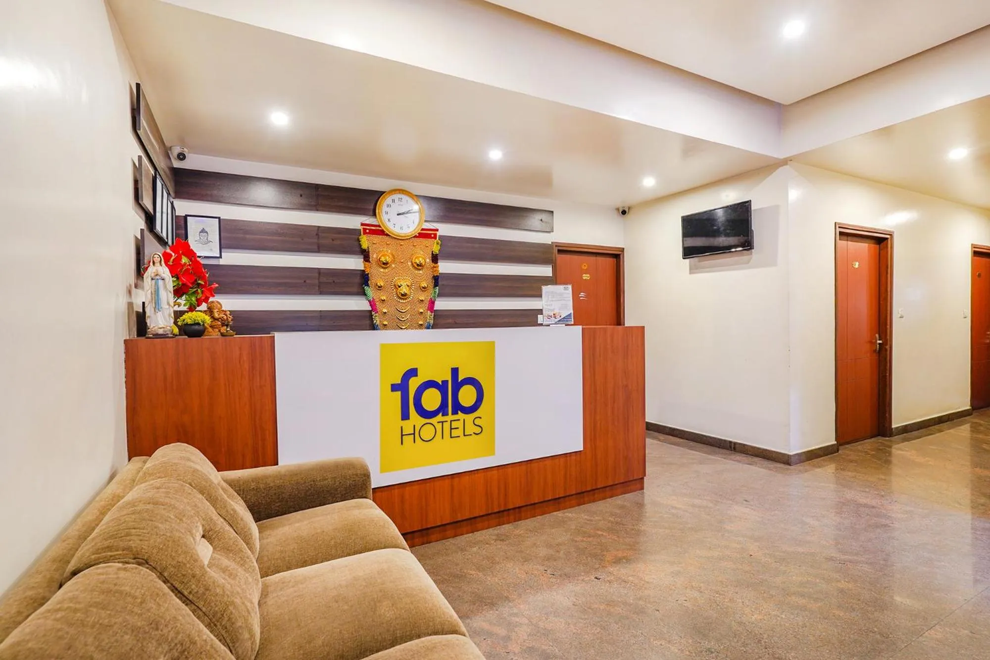 Lobby or reception in FabHotel The Prime - Nr Horamavu