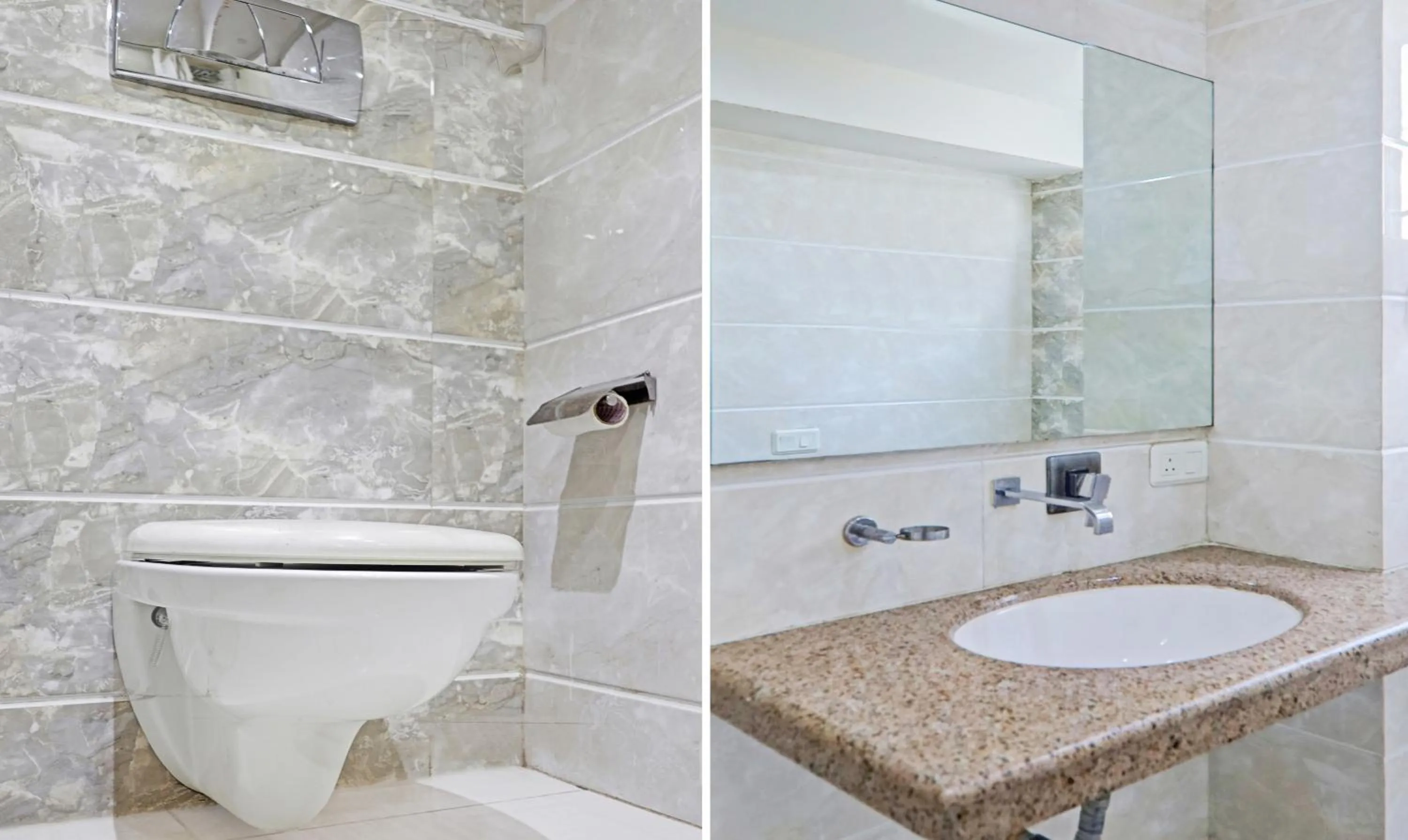 Bathroom in Treebo Elite City Upper Bazar