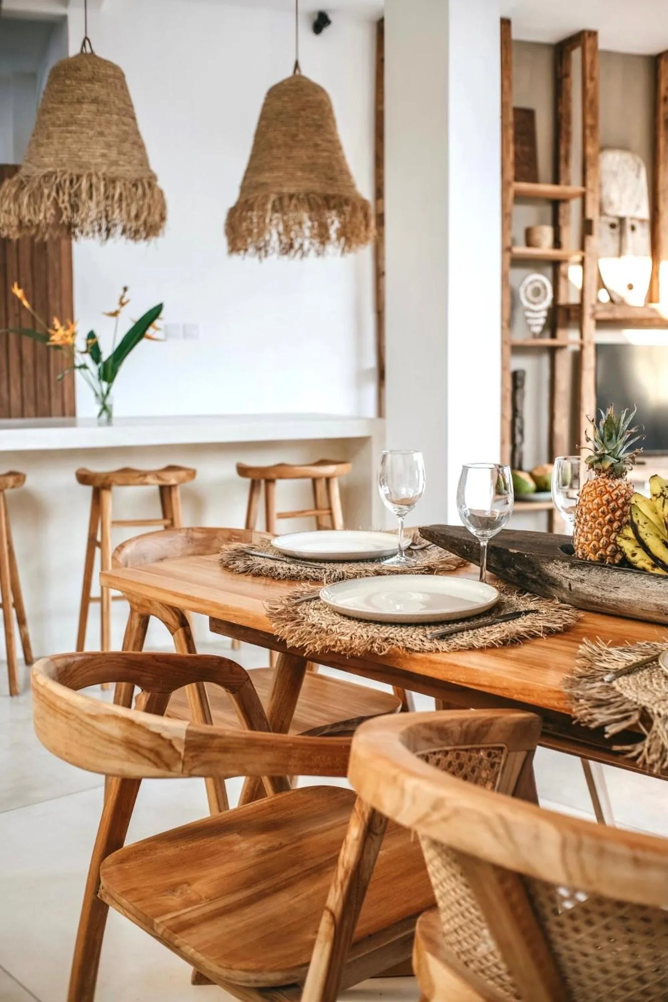 Dining area in MODJO Villas Bingin