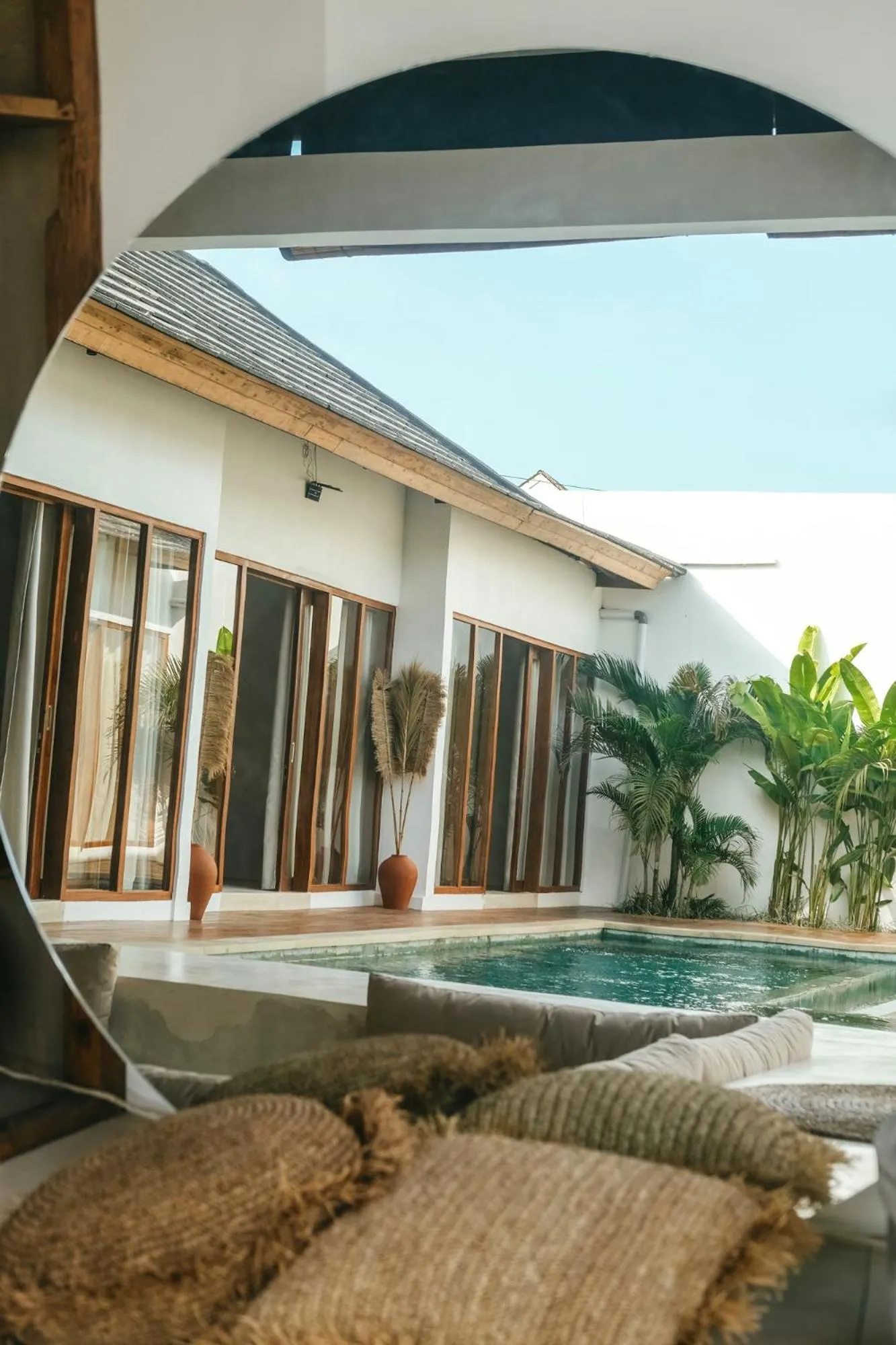 Decorative detail in MODJO Villas Bingin