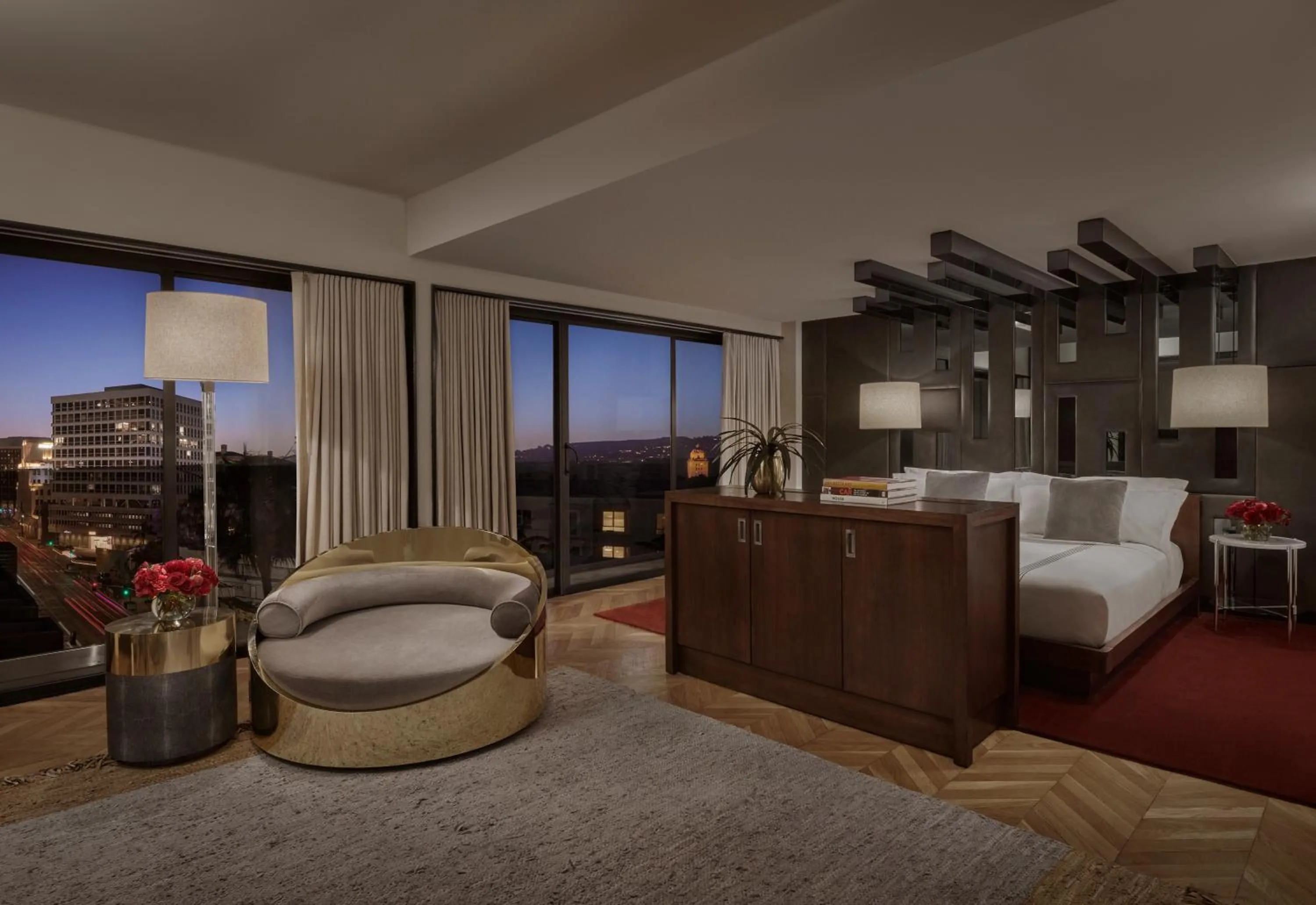 Bedroom, Bed in SIXTY Beverly Hills