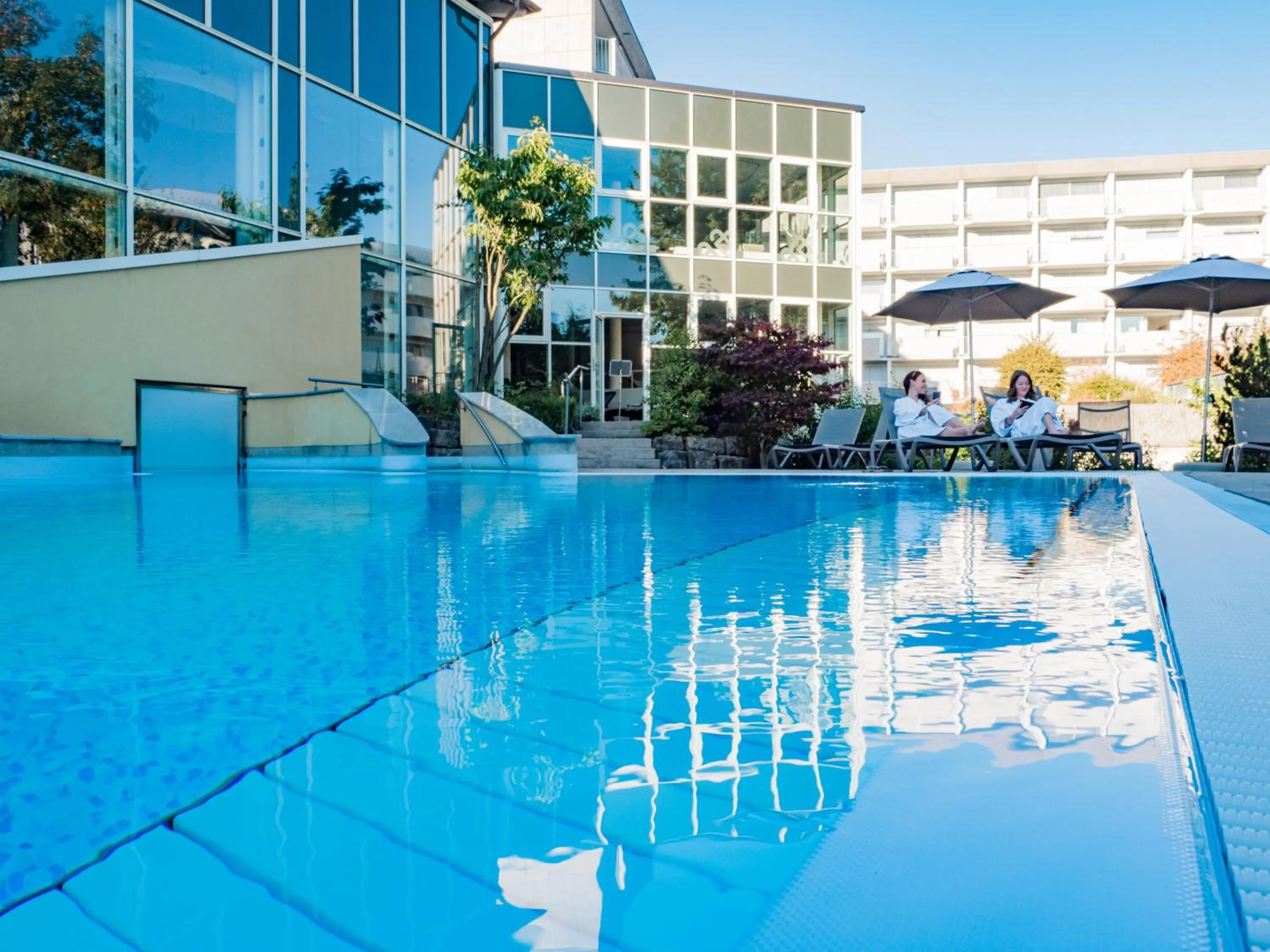 Swimming pool in Hotel Frankenland