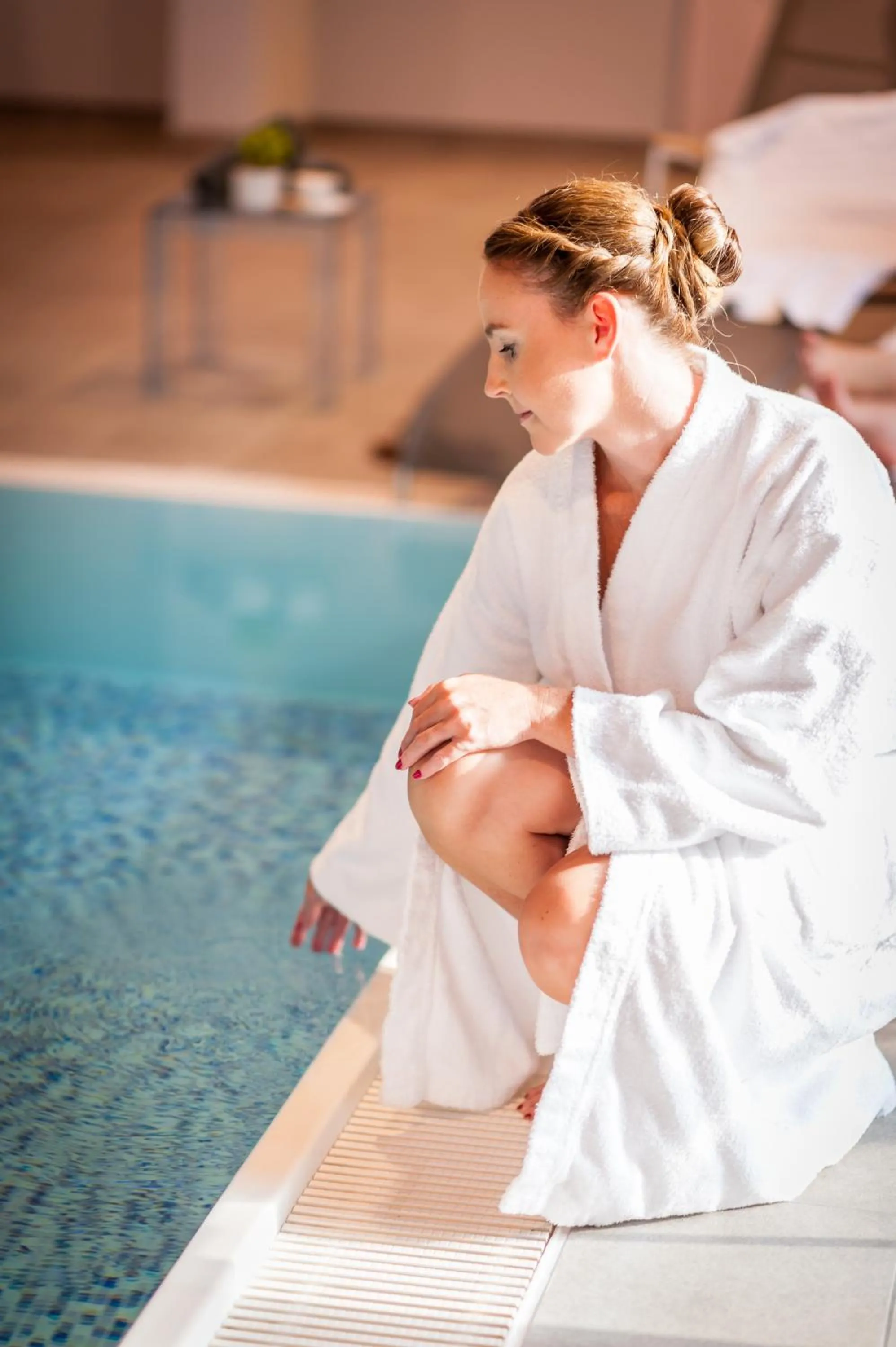 Swimming pool in Hotel Frankenland