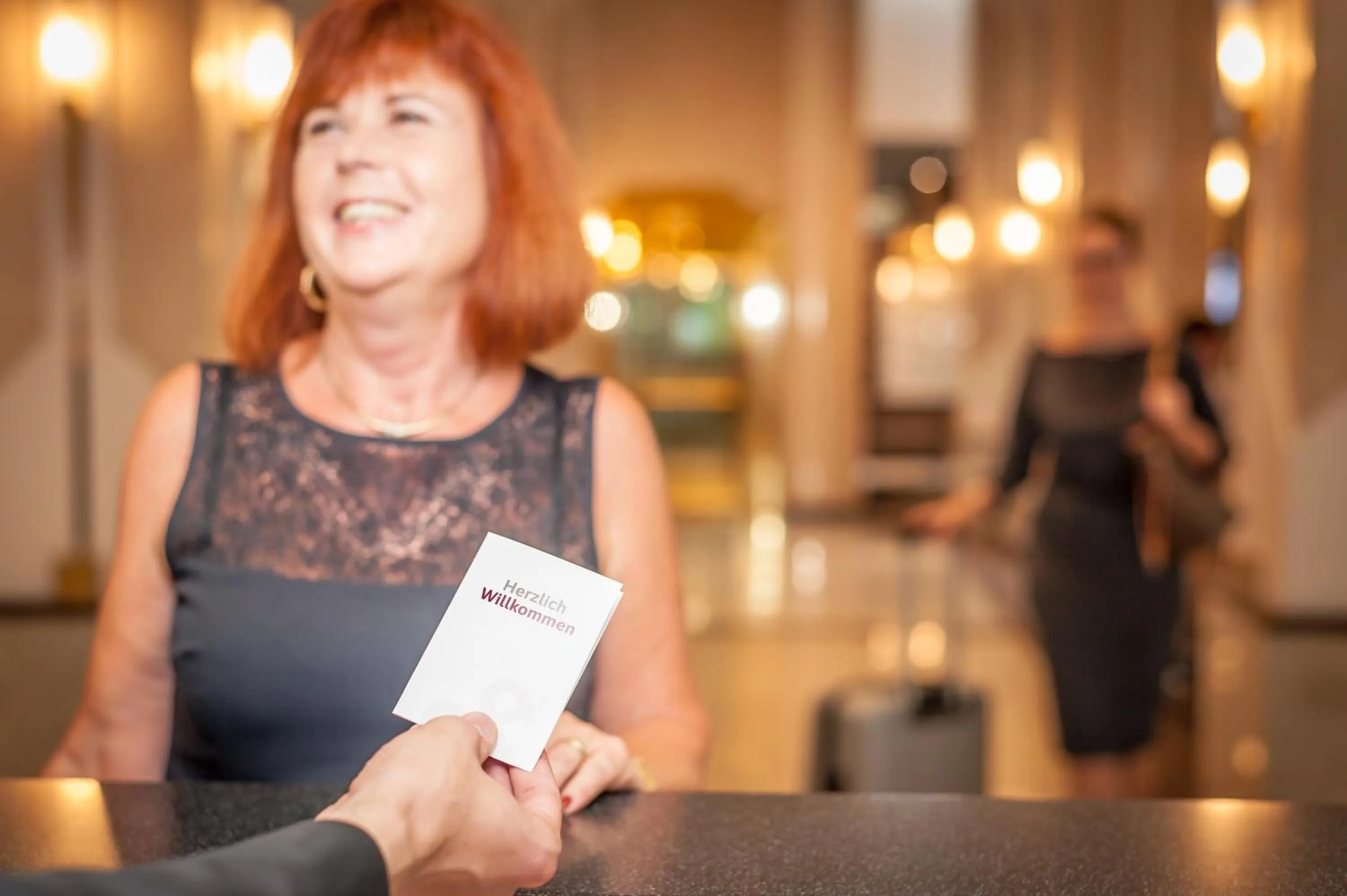 Lobby or reception in Hotel Frankenland