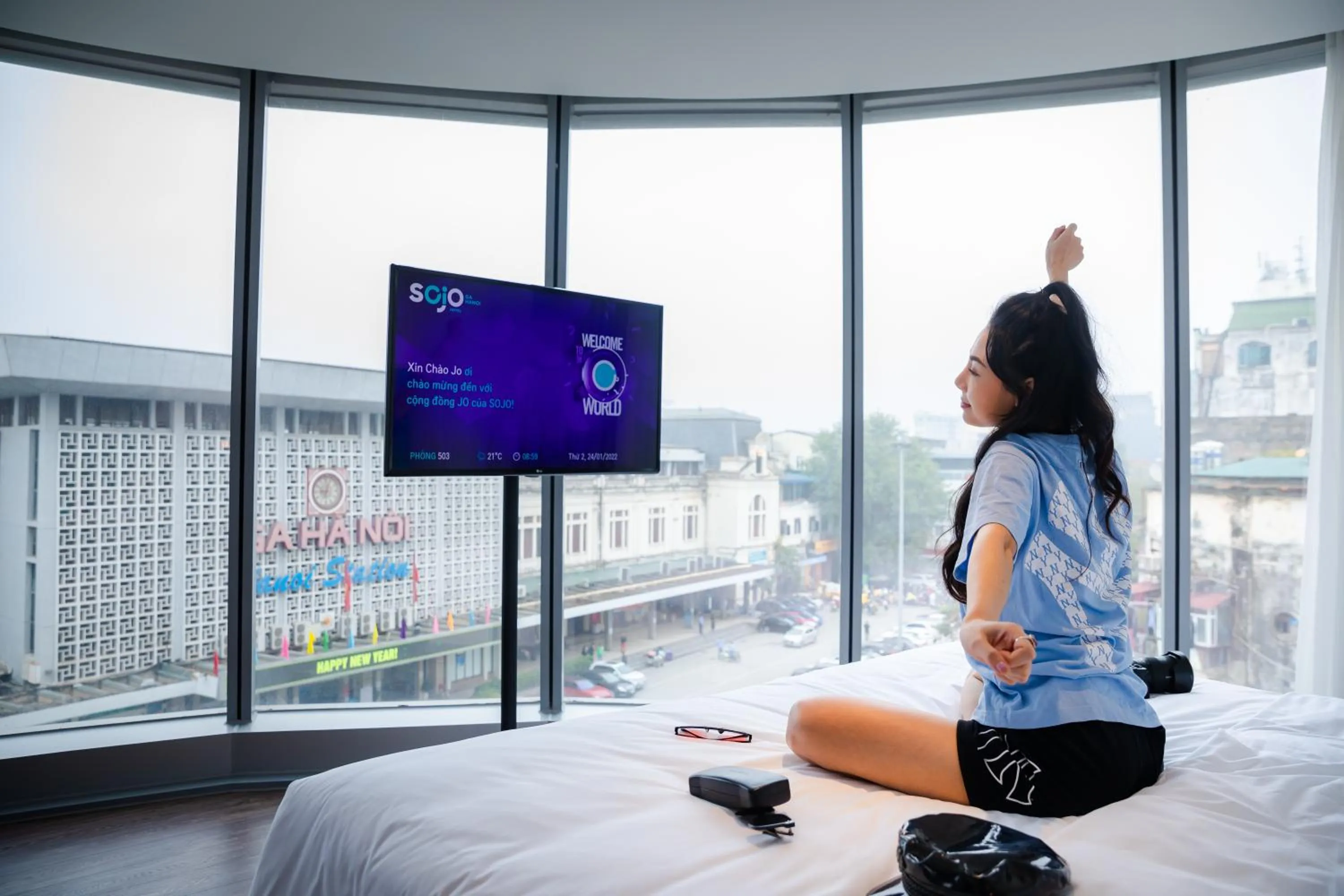 View (from property/room) in SOJO Hotel Ga Hanoi