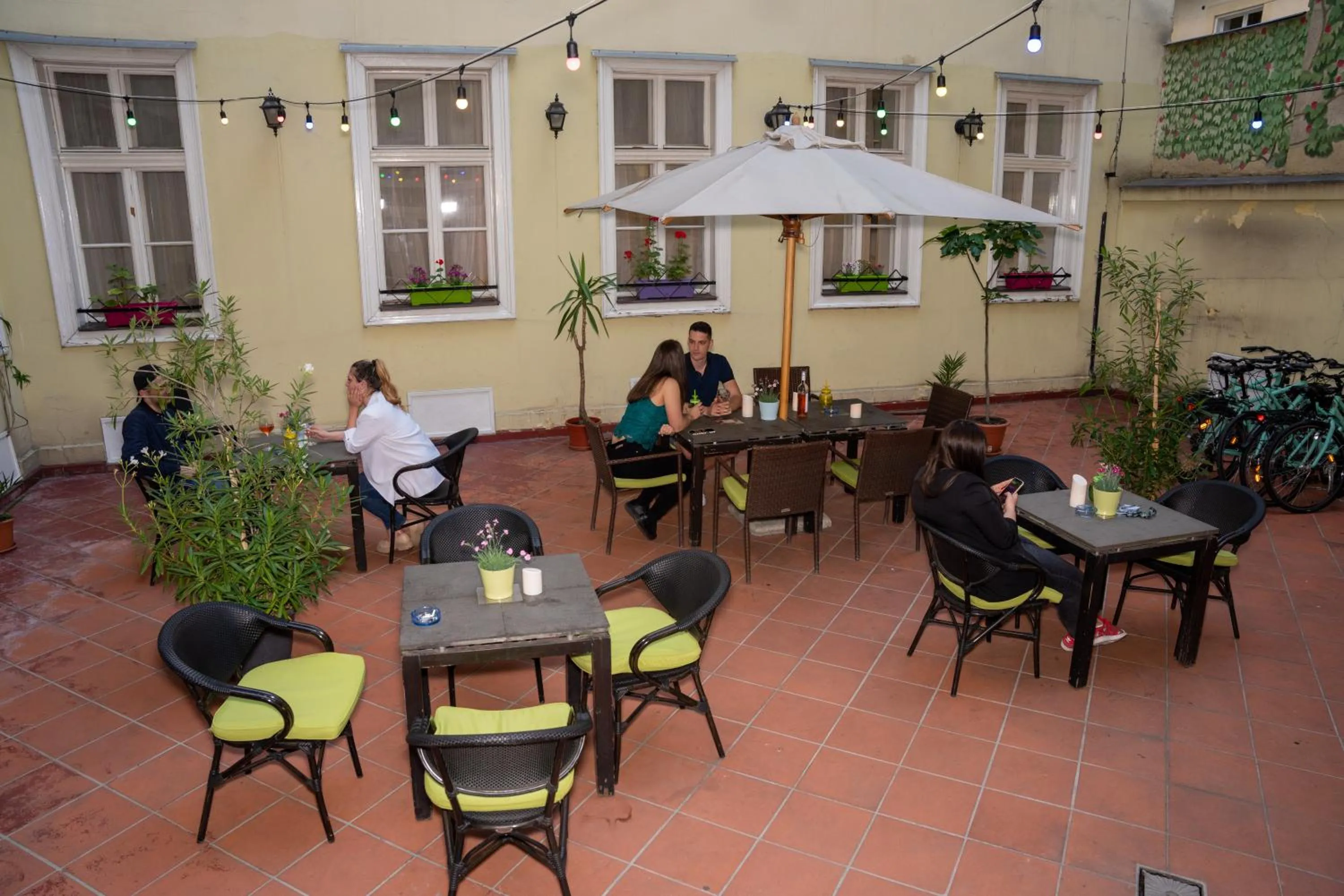 Balcony/Terrace in MP Hostel Budapest