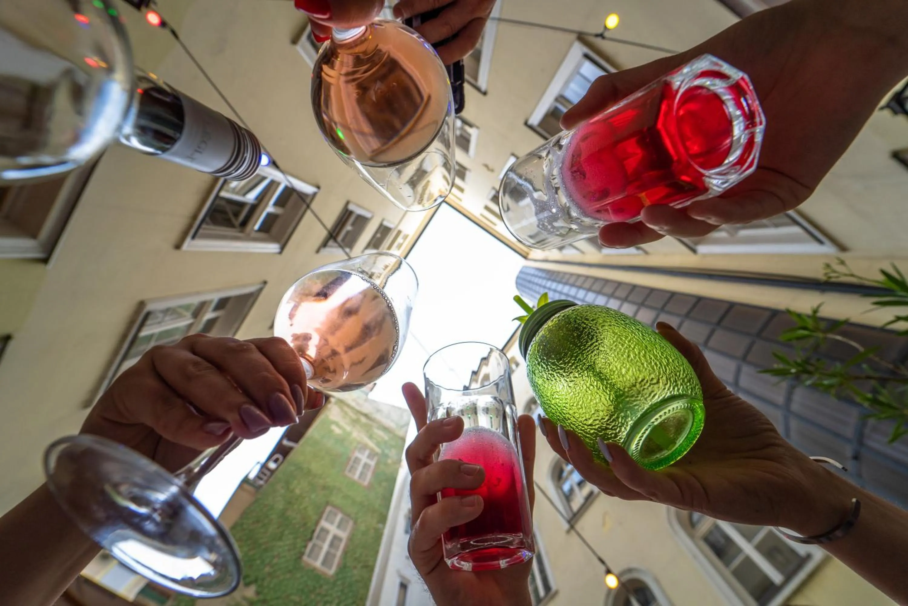 Balcony/Terrace in MP Hostel Budapest