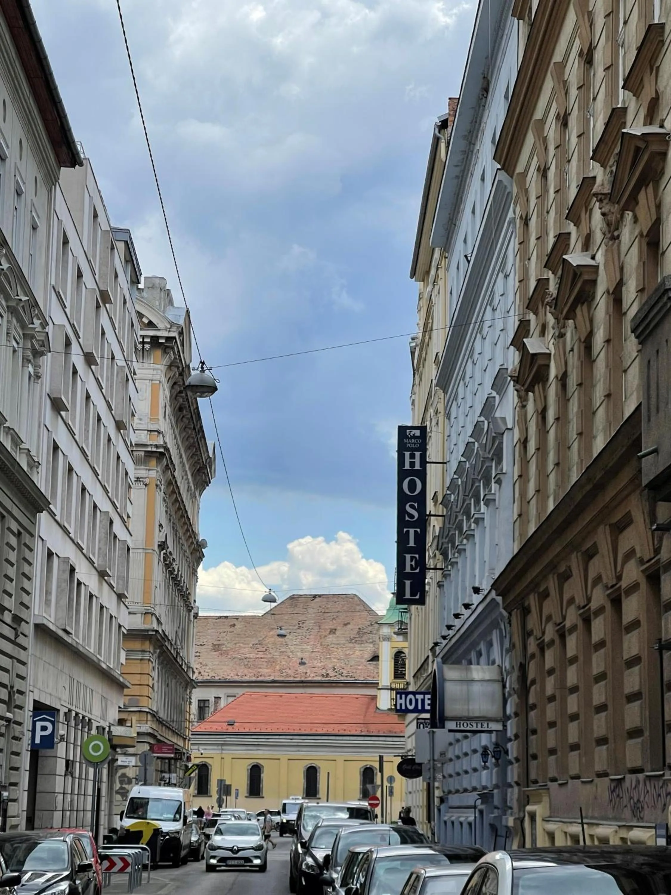 Property building in MP Hostel Budapest