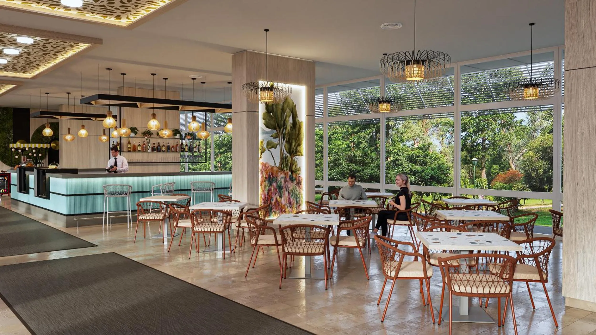 Lobby or reception in Danubius Hotel Annabella