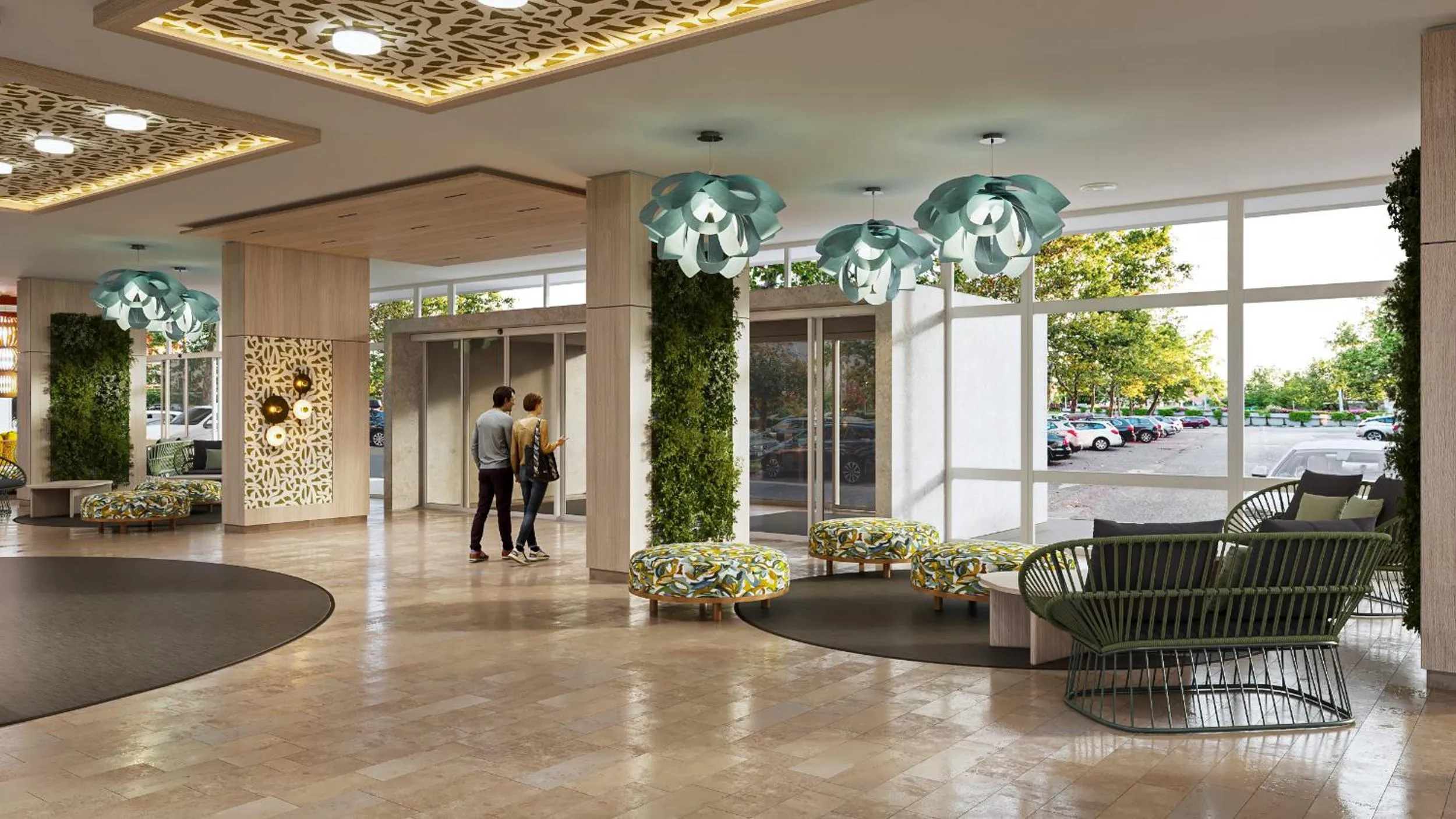 Lobby or reception in Danubius Hotel Annabella