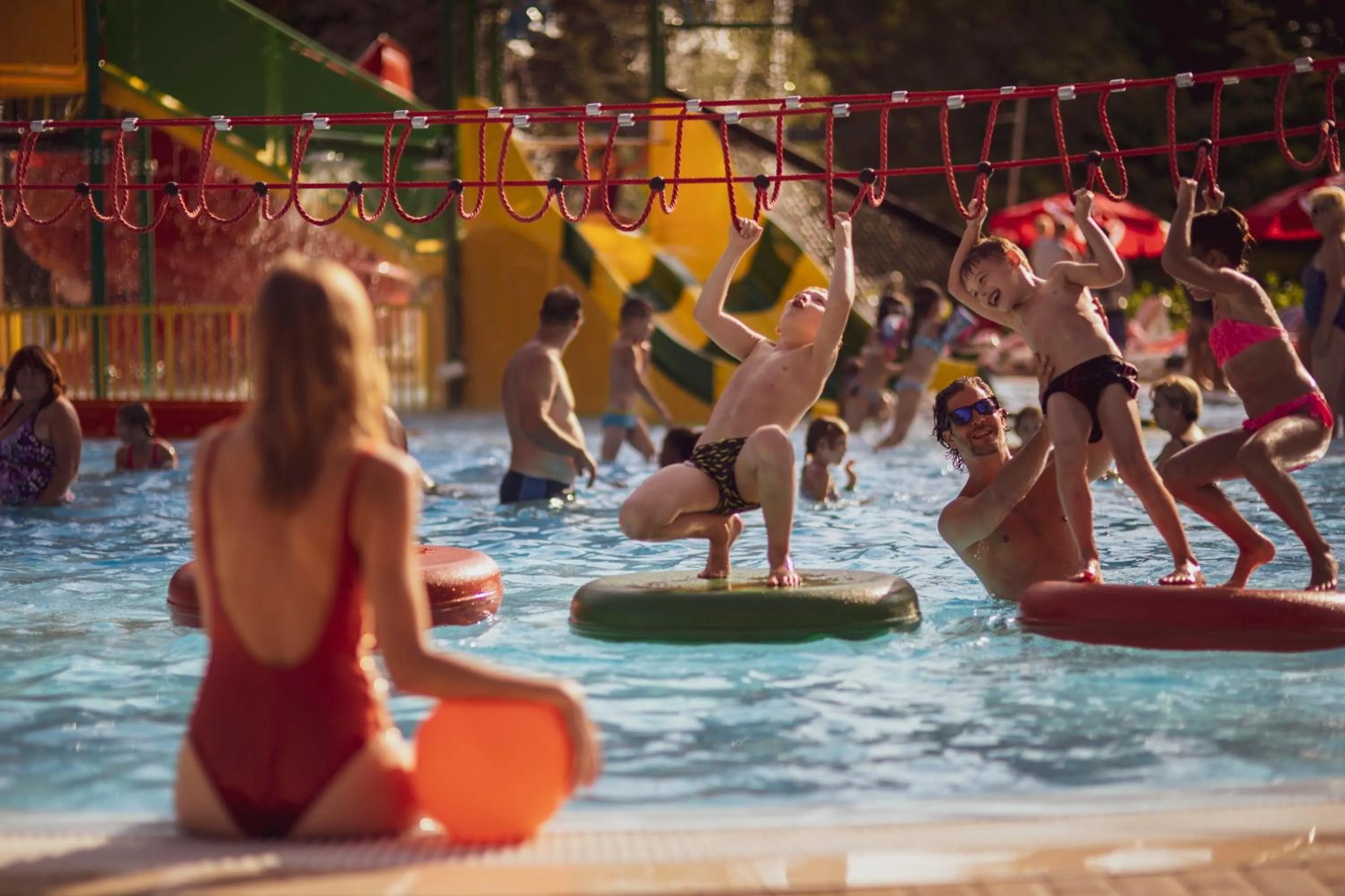 Swimming pool in Danubius Hotel Marina