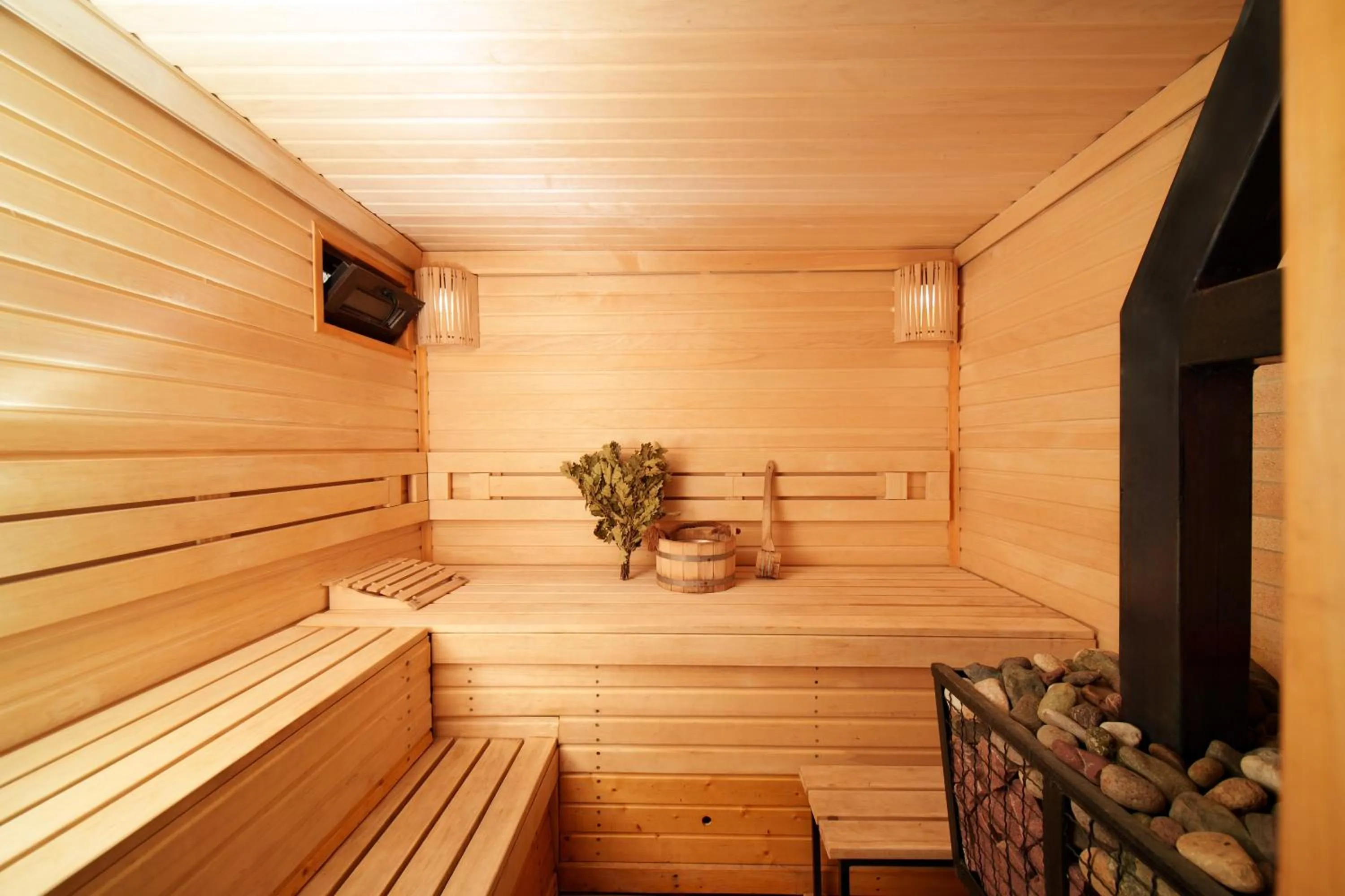 Sauna in DiliVita Rest House