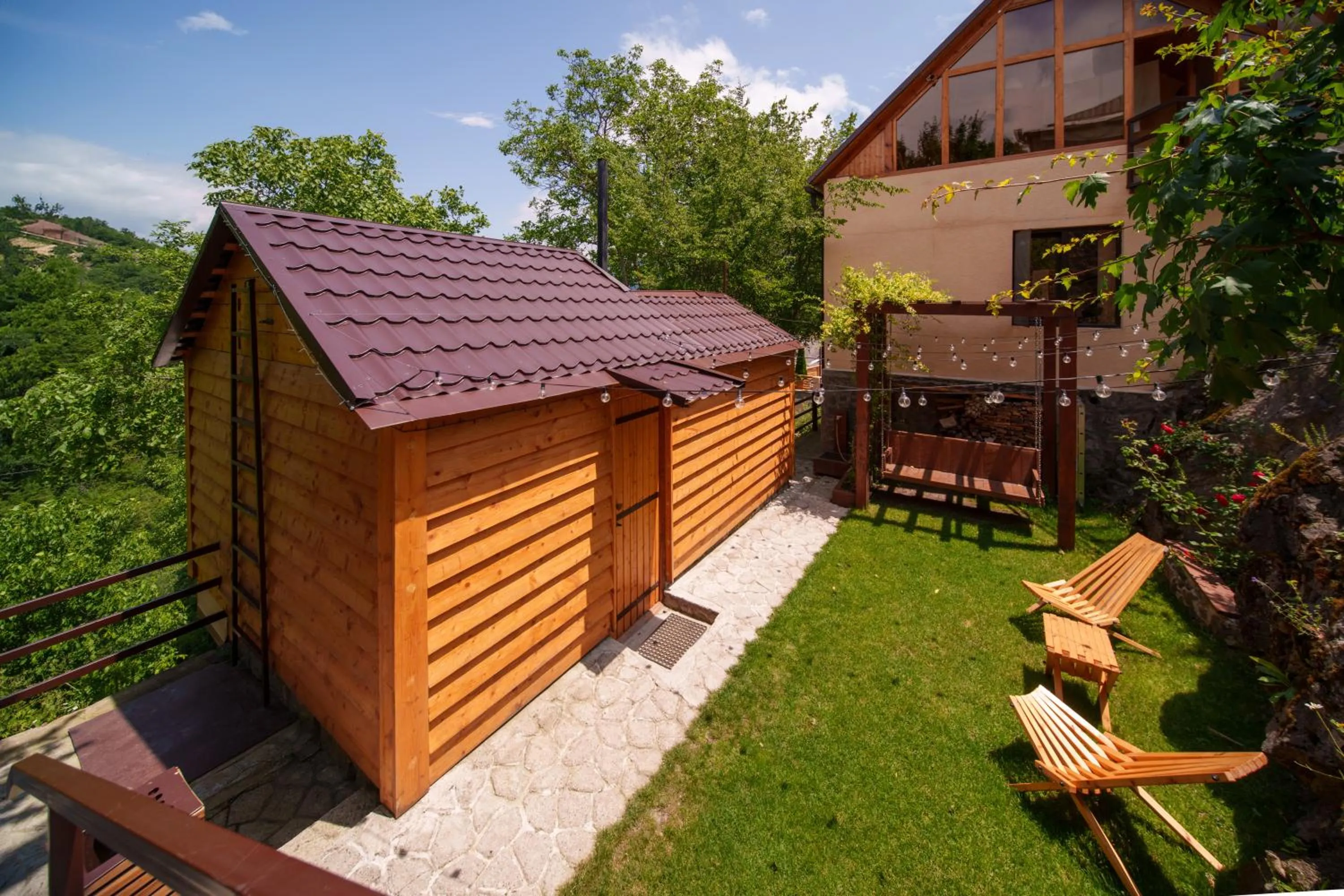 Garden view in DiliVita Rest House