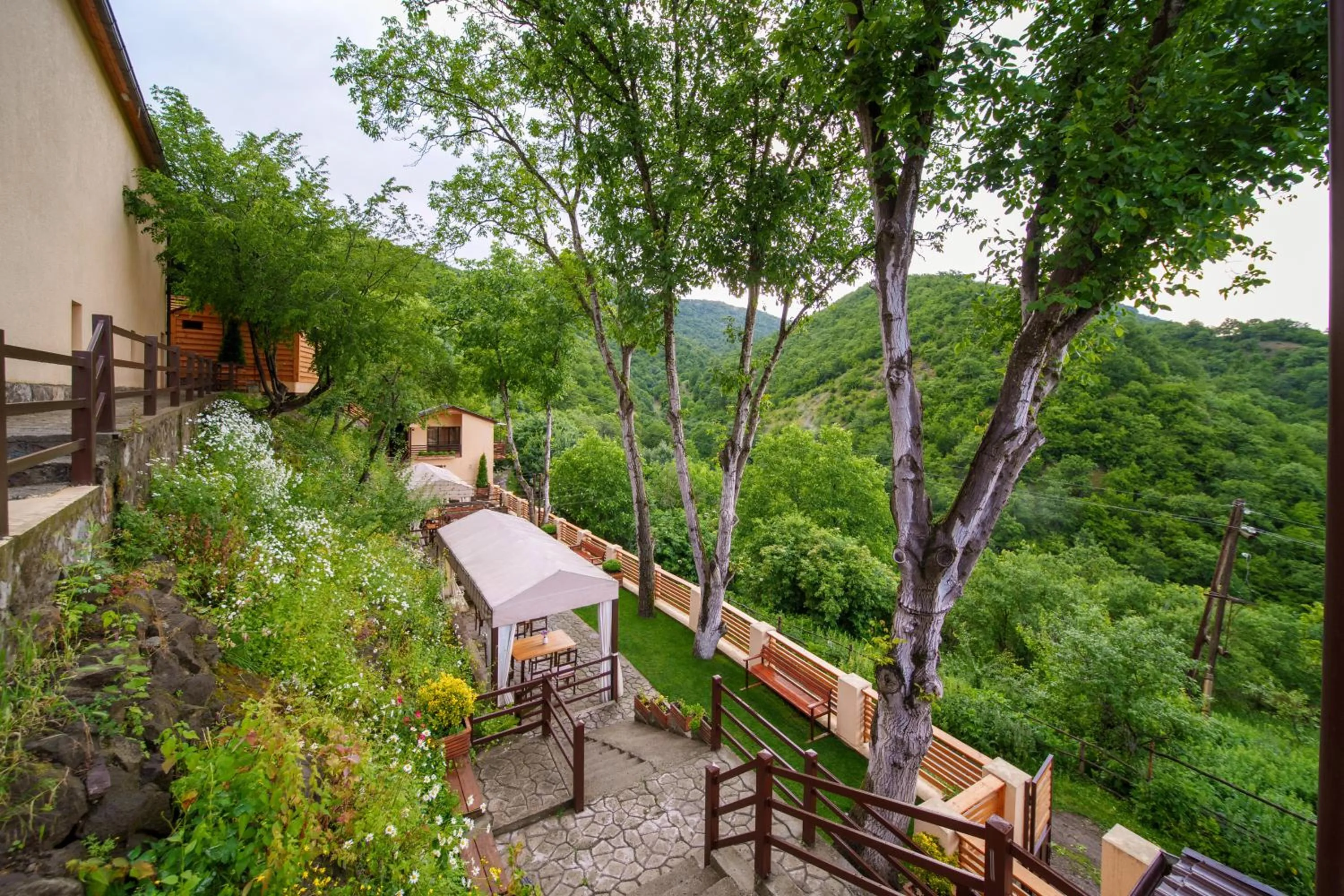 Garden view in DiliVita Rest House