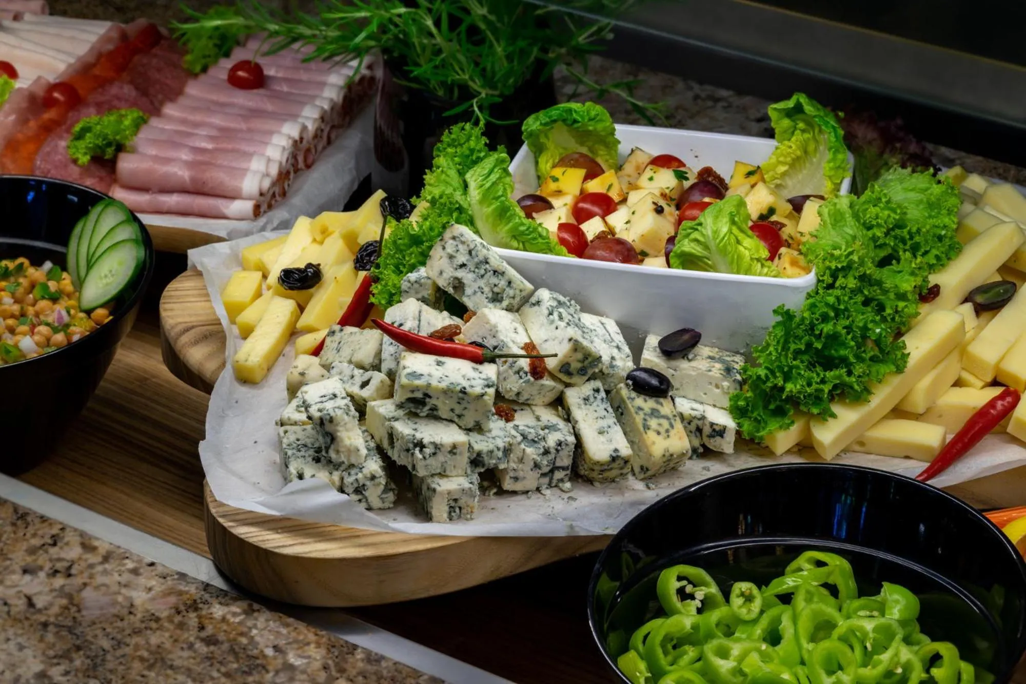 Buffet breakfast in Ensana Grand Margaret Island