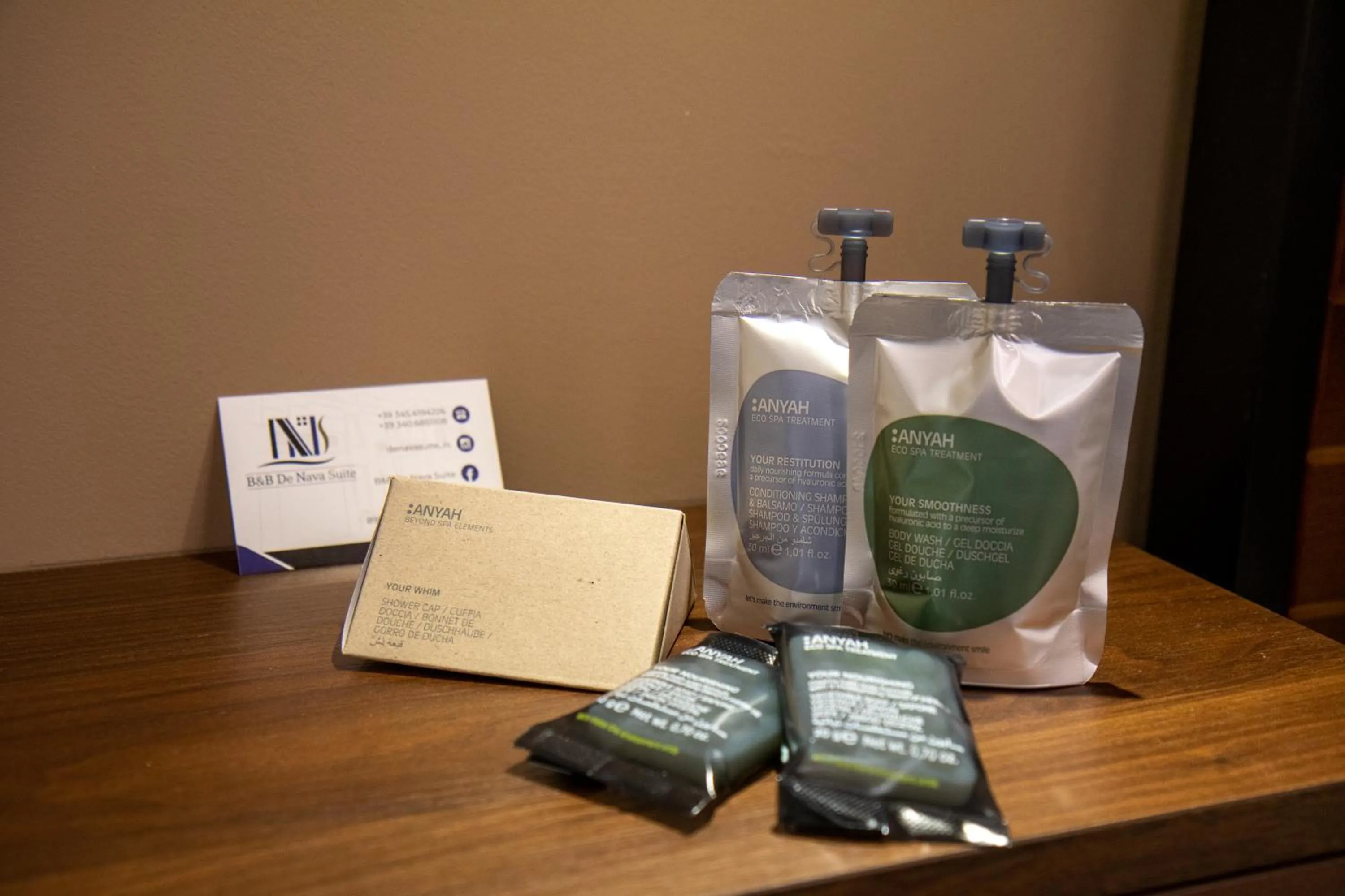 Shower in B&B De Nava Suite