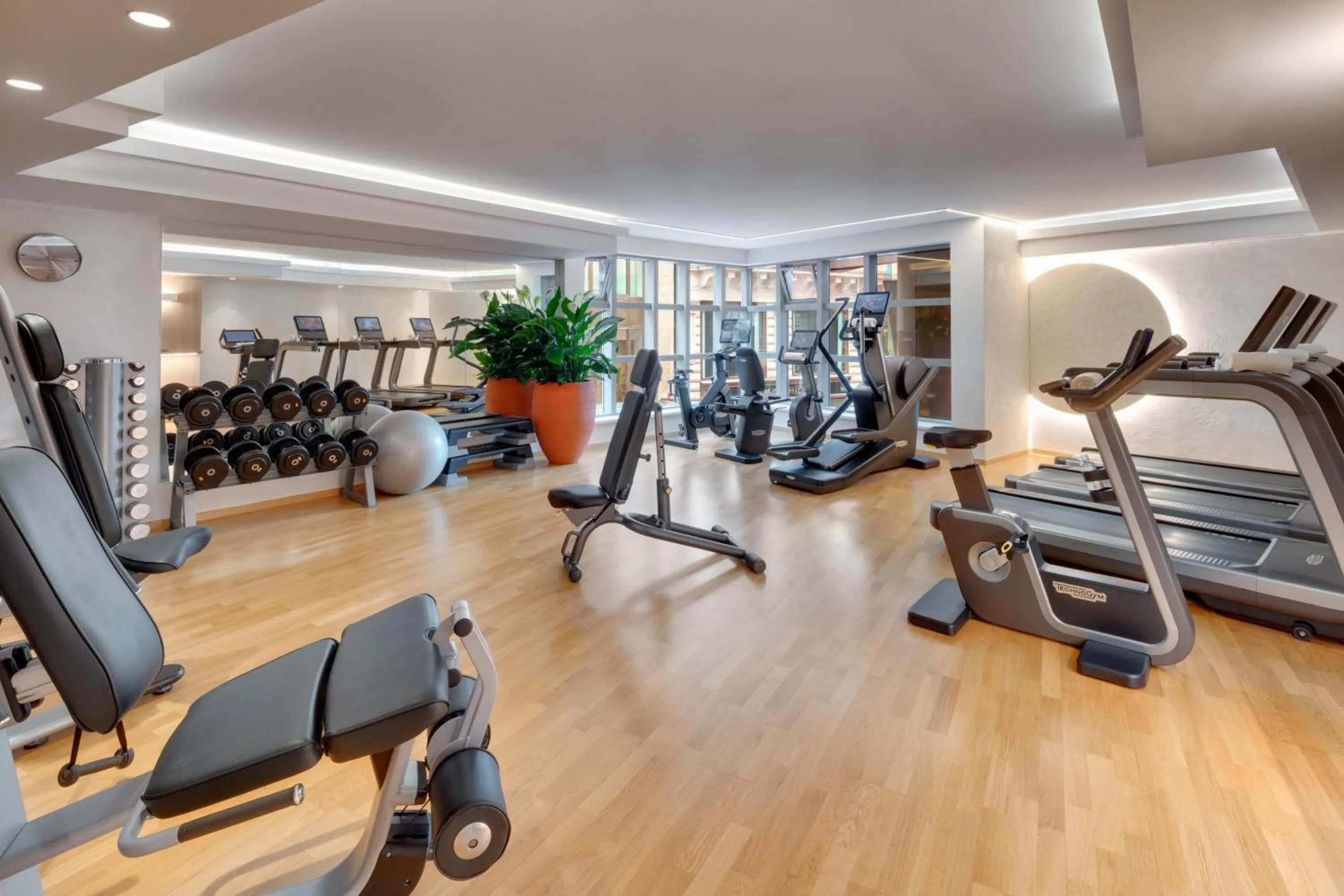Fitness centre/facilities in Kempinski Hotel Corvinus Budapest