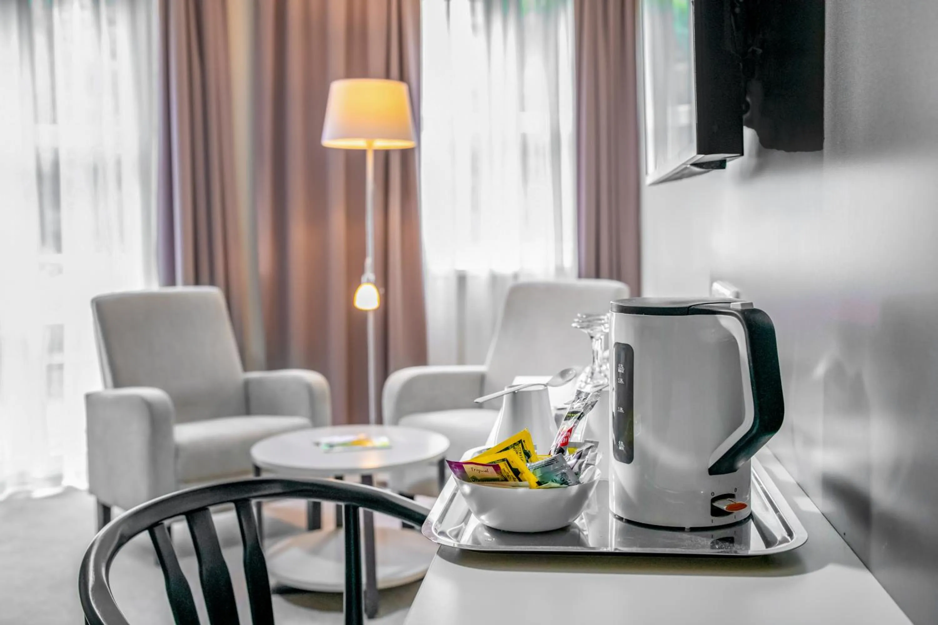 Coffee/tea facilities in Corvin Hotel Budapest Corvin Wing