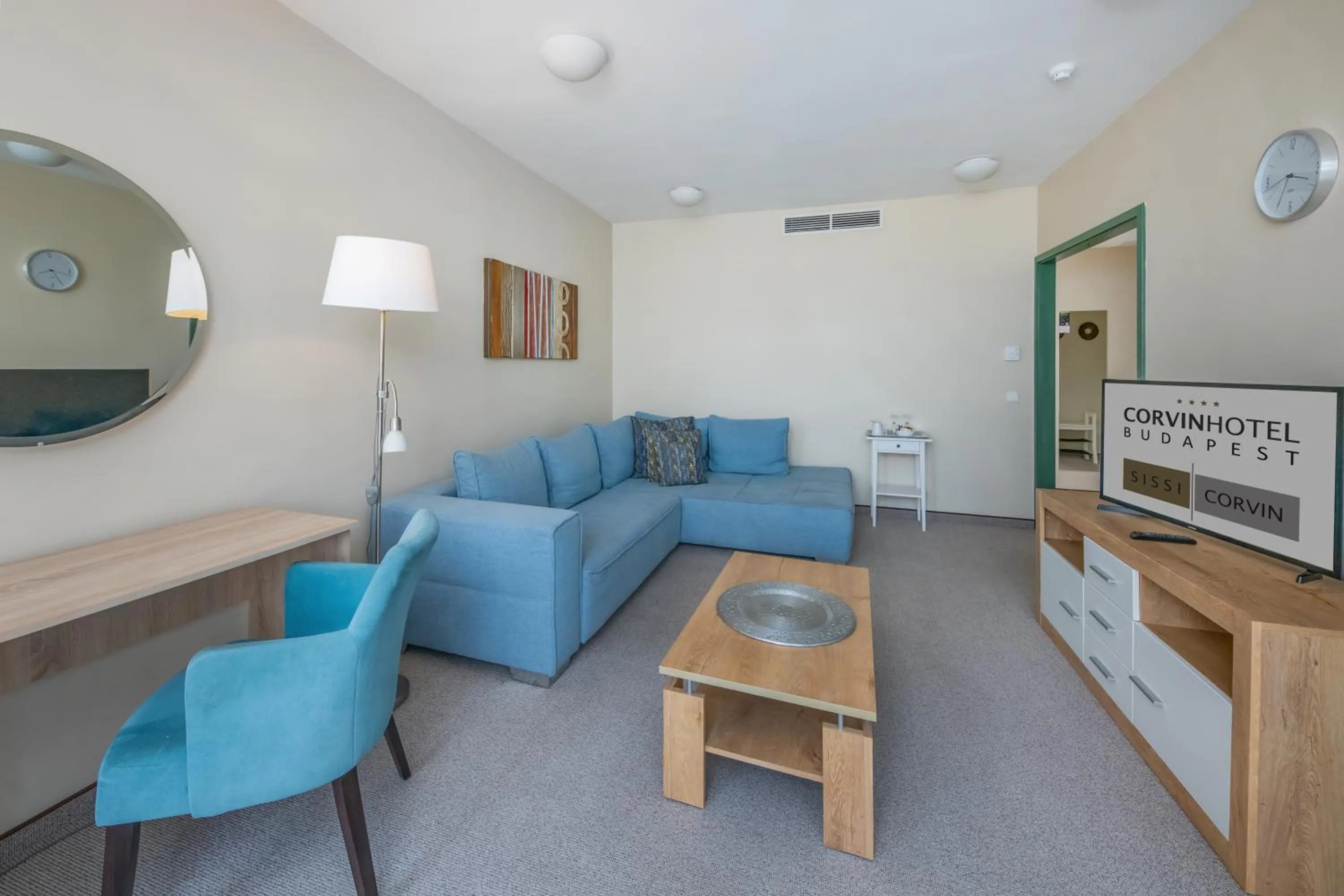 Living room in Corvin Hotel Budapest Corvin Wing